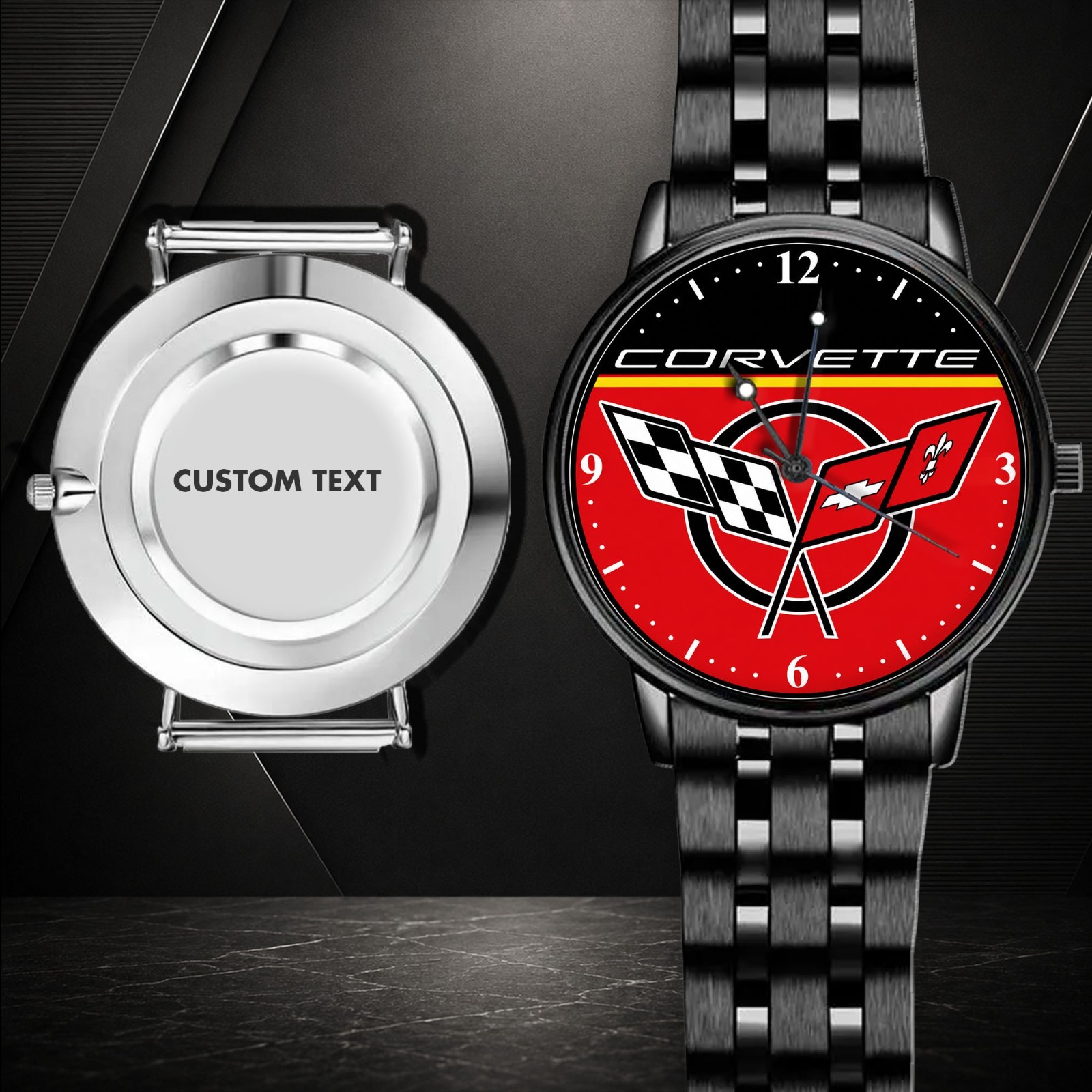 Perzonalized Wrist Watch | Analog Car Enthusiast Watch | Birthday for him