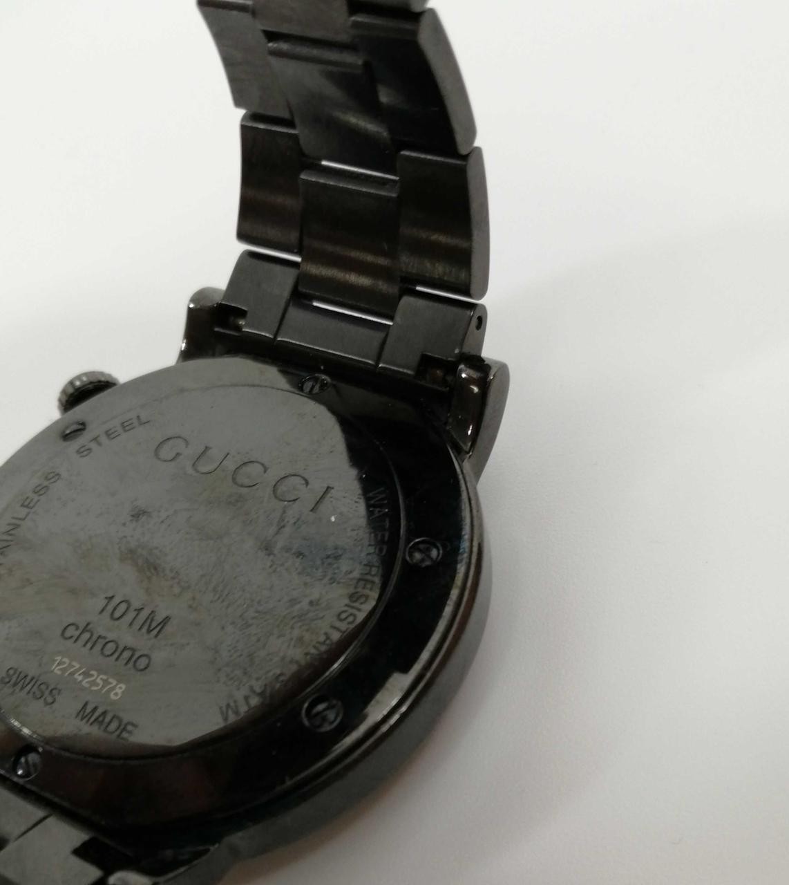 Chronograph Gucci High Brand Model Number Black 101M GUCCI