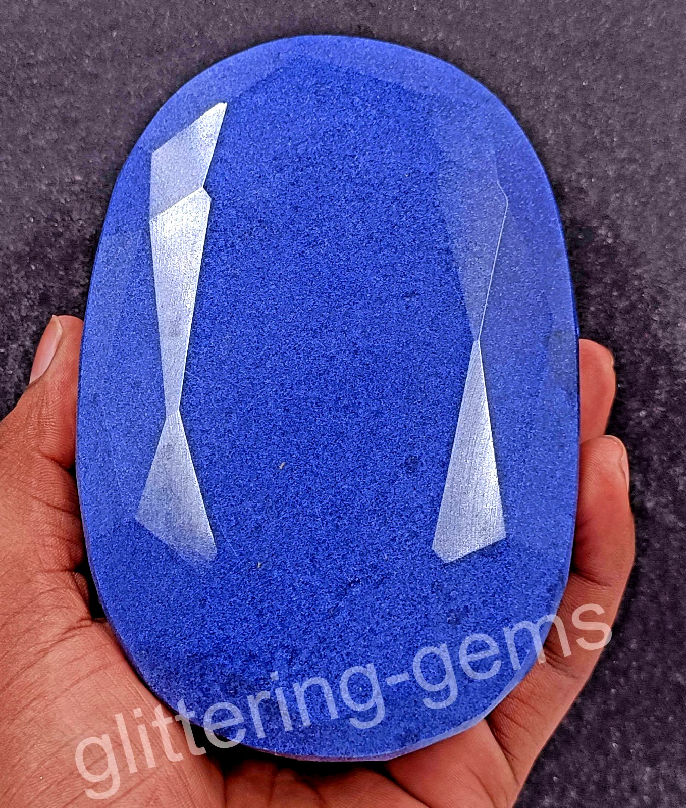 Collector Grade 5852Ct Natural African Blue Sapphire IGL Certified Oval Cut 5DOS