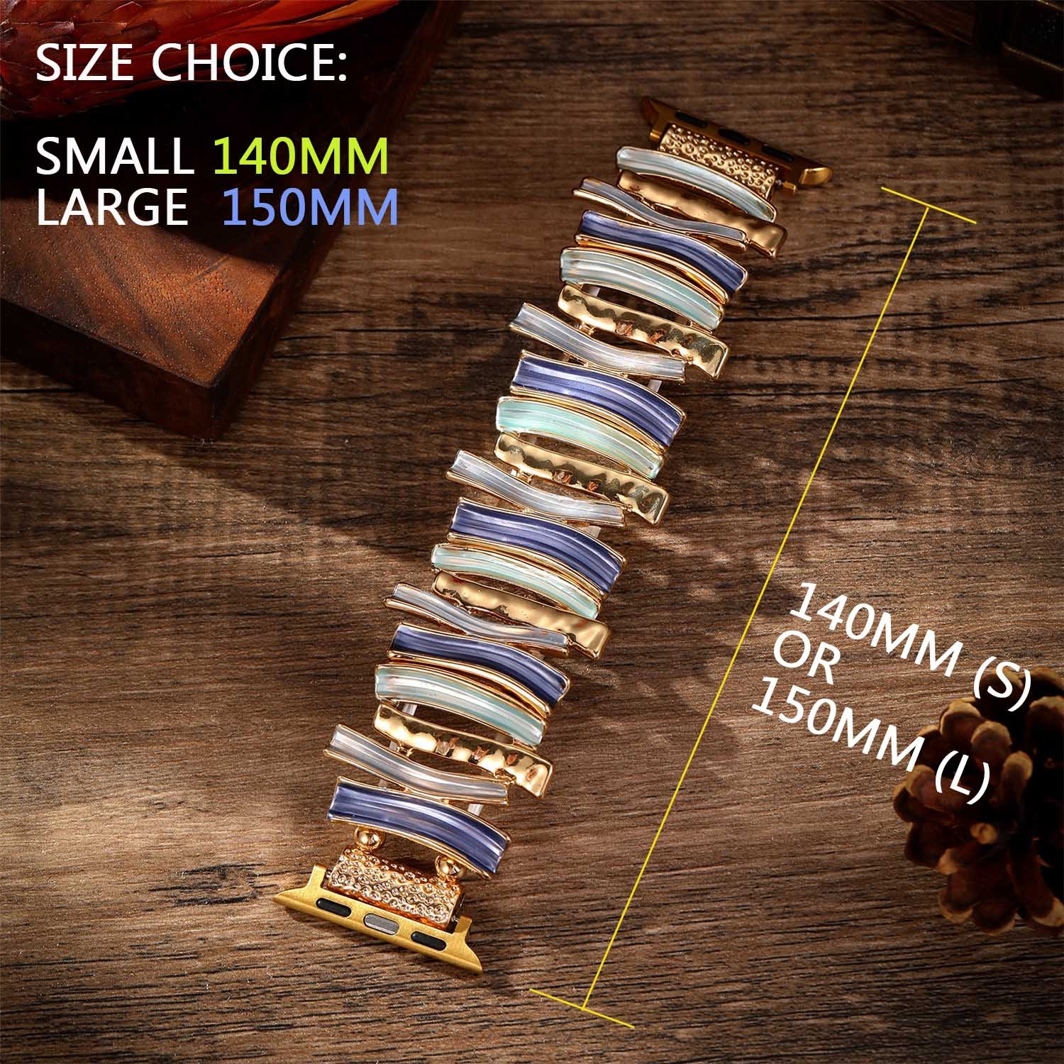 Jewelry Bangle Strap for Apple Watch Band 41 45 40 44 38 42 46mm 49mm Wristband