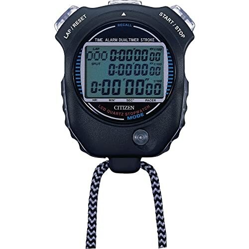 Rhythm (RHYTHM) Citizen Stopwatch Waterproof Split Time Pace Count Function Stro
