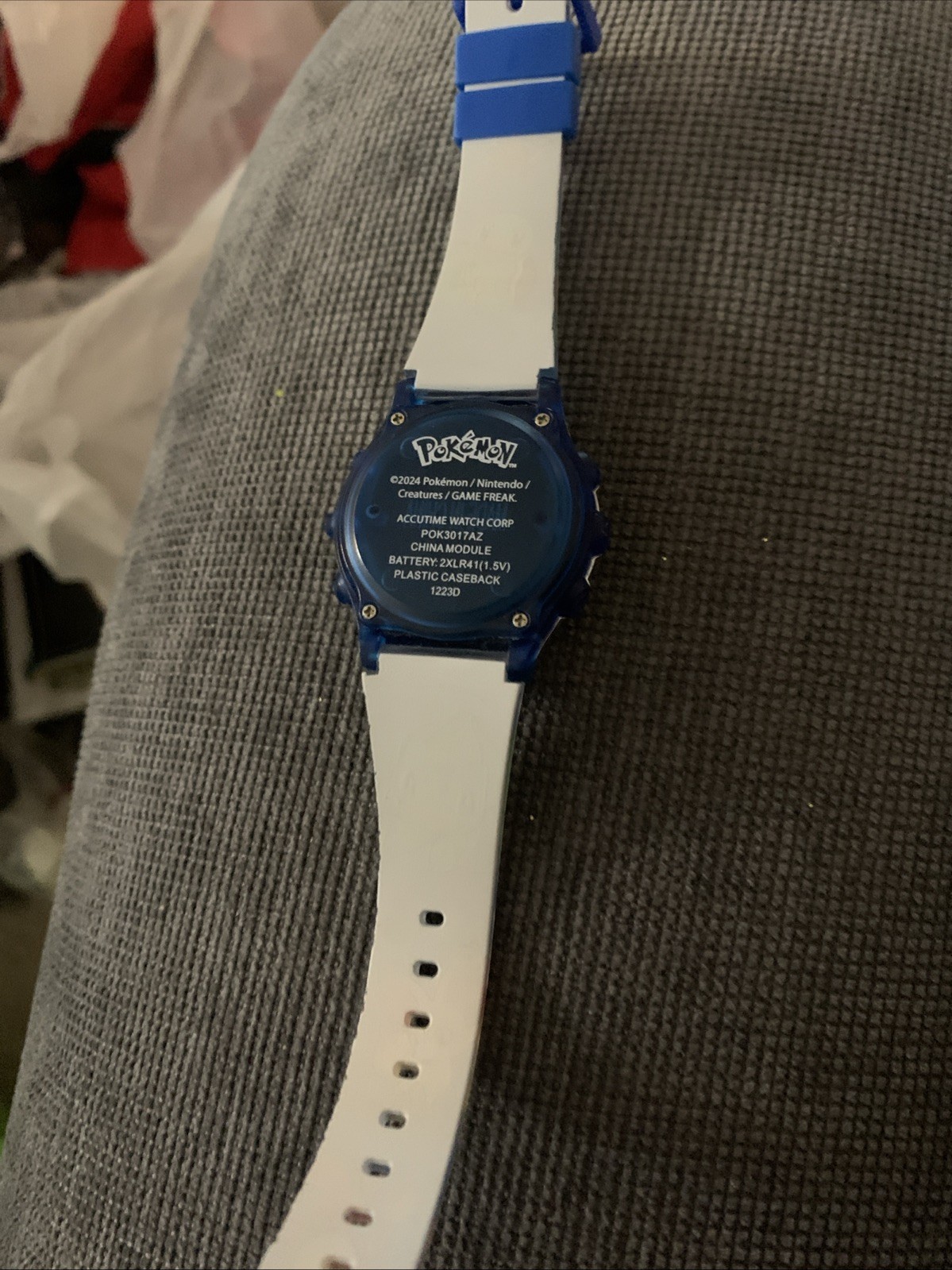 New Pokémon Accutime Digital Watch Kids Watch Blue Strap