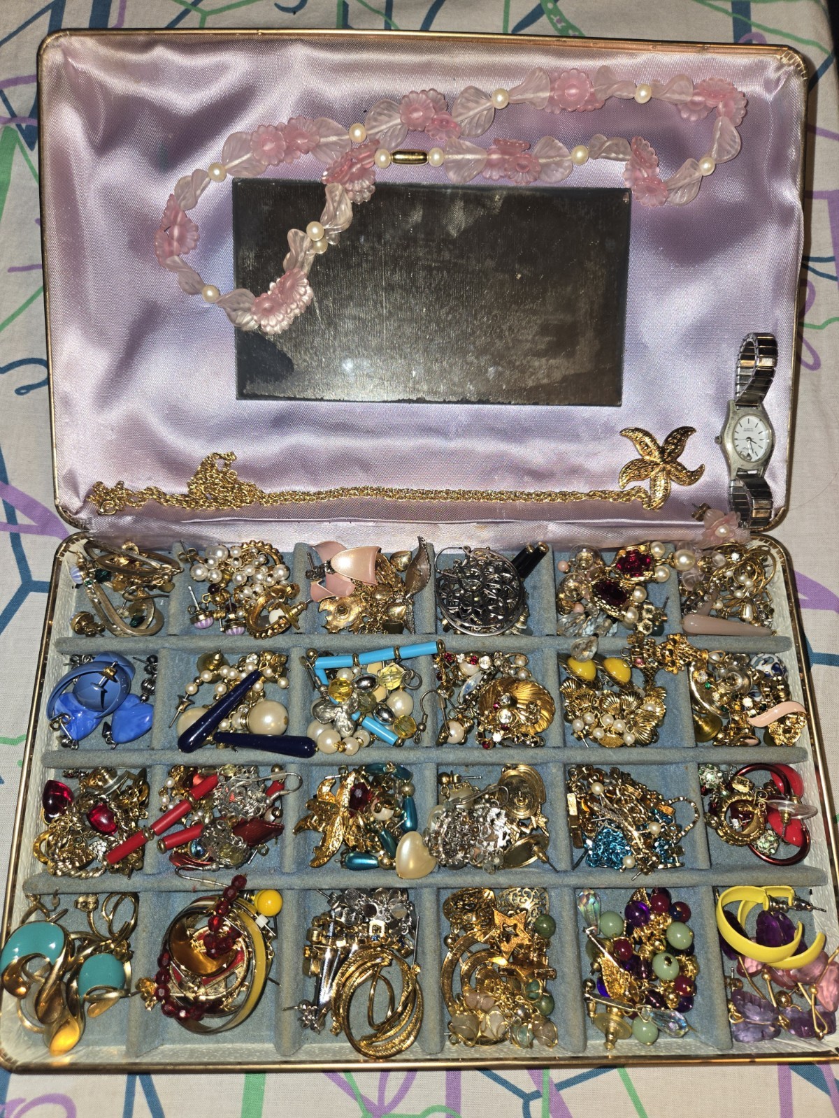 HUGE Avon Vintage Jewelry Lot, Earrings, Pins/Brooch, Necklaces, Bracelet, Rings