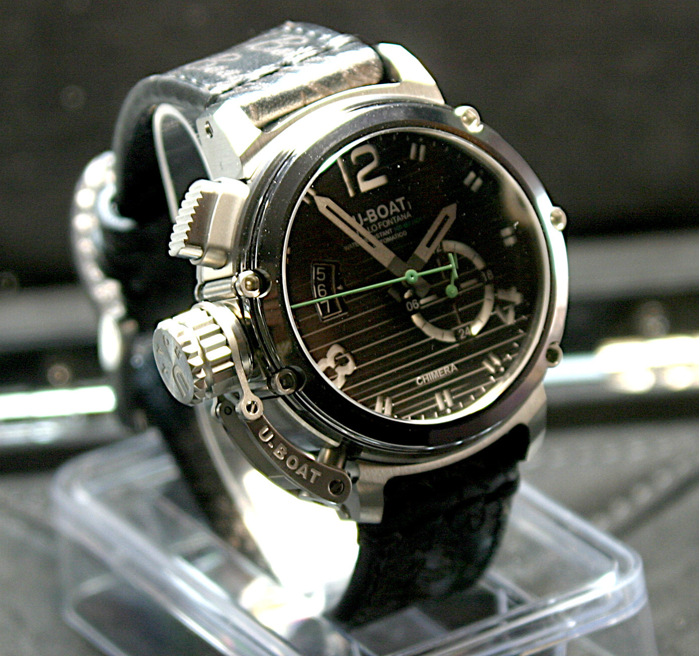 U-Boat 9605 Chimera 46mm SS Black Automatic 10ATM Unworn