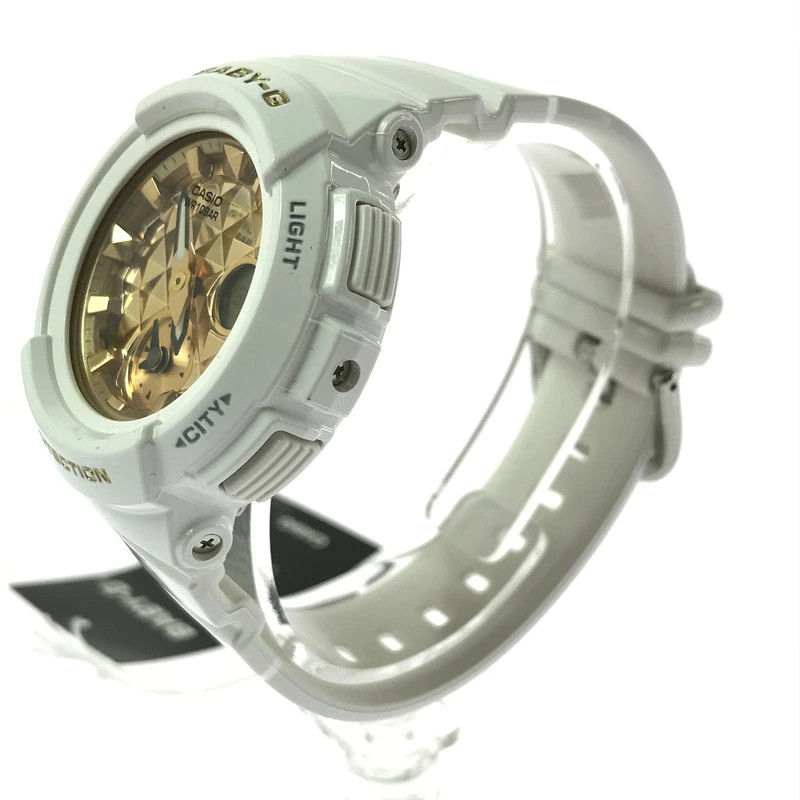 Ladies BABY G BGA 195M 7ADR Analog Digital Overseas Model Wristwatch 196 26062
