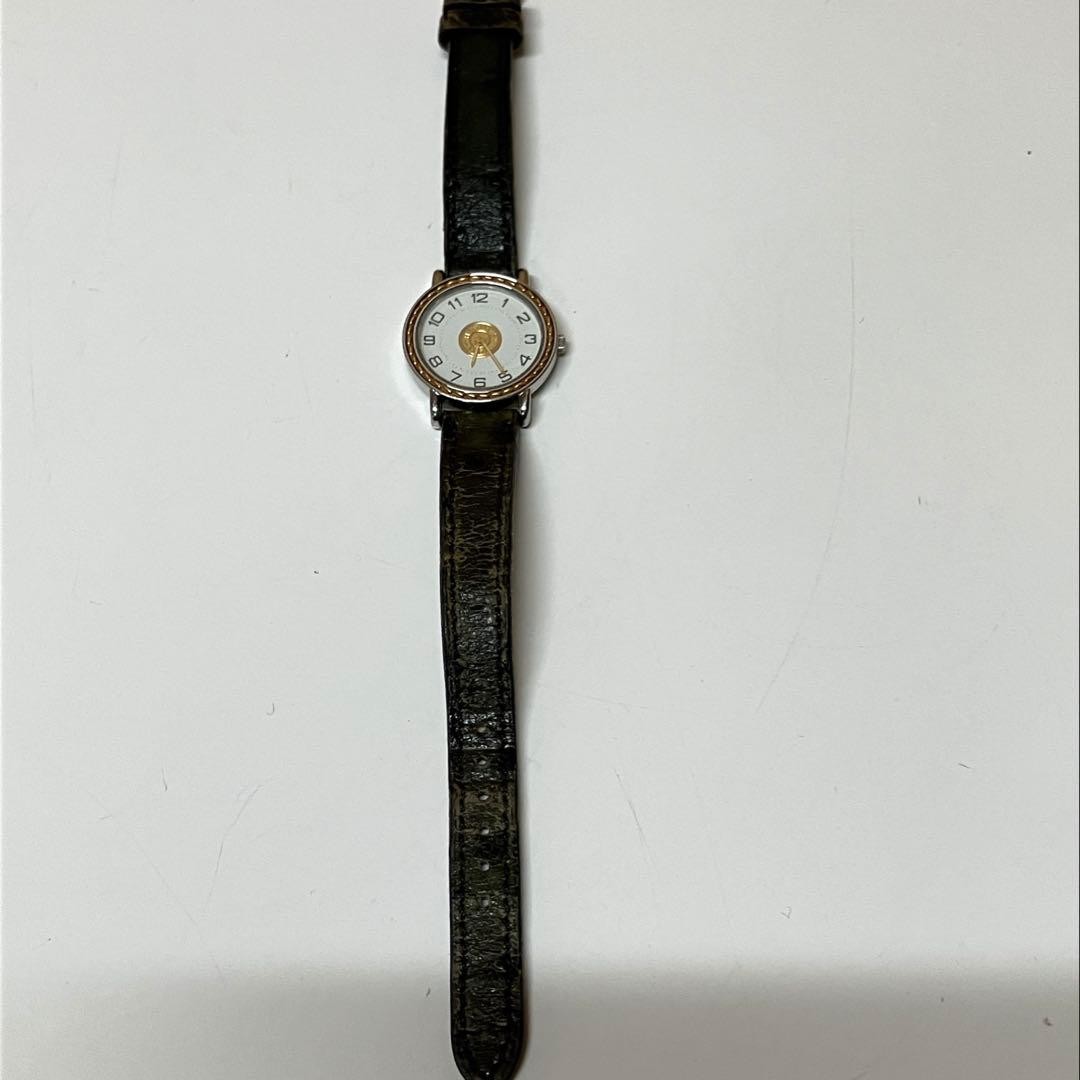 HERMES Sellier SE4.220 Ladies Quartz Watch Tested Working From Japan