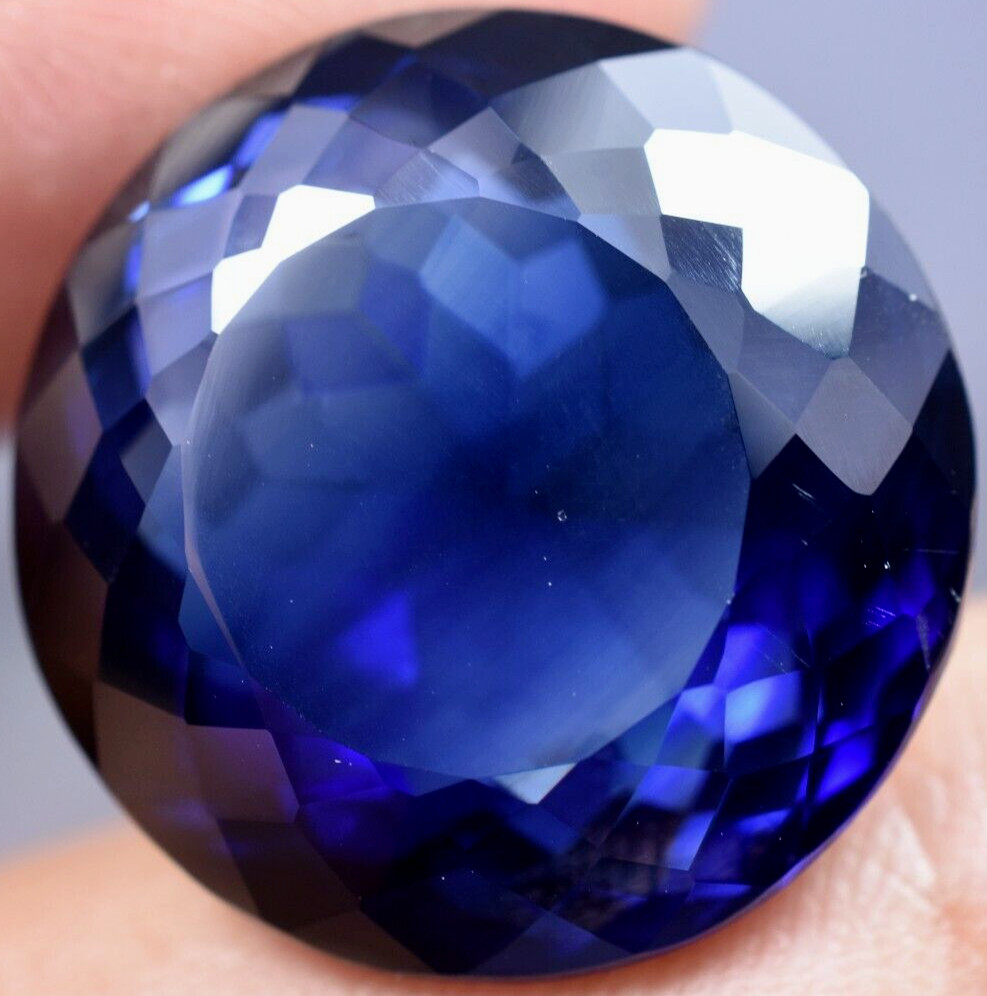 Natural 40.55 Ct GIGANTIC Royal Blue Sapphire GGL Certified Loose Gemstone