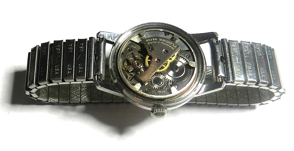 VTG SWISS 1950’S MENS LANDAU FLORINA 17’J INCABLOC MILITARY MANUAL WRISTWATCH