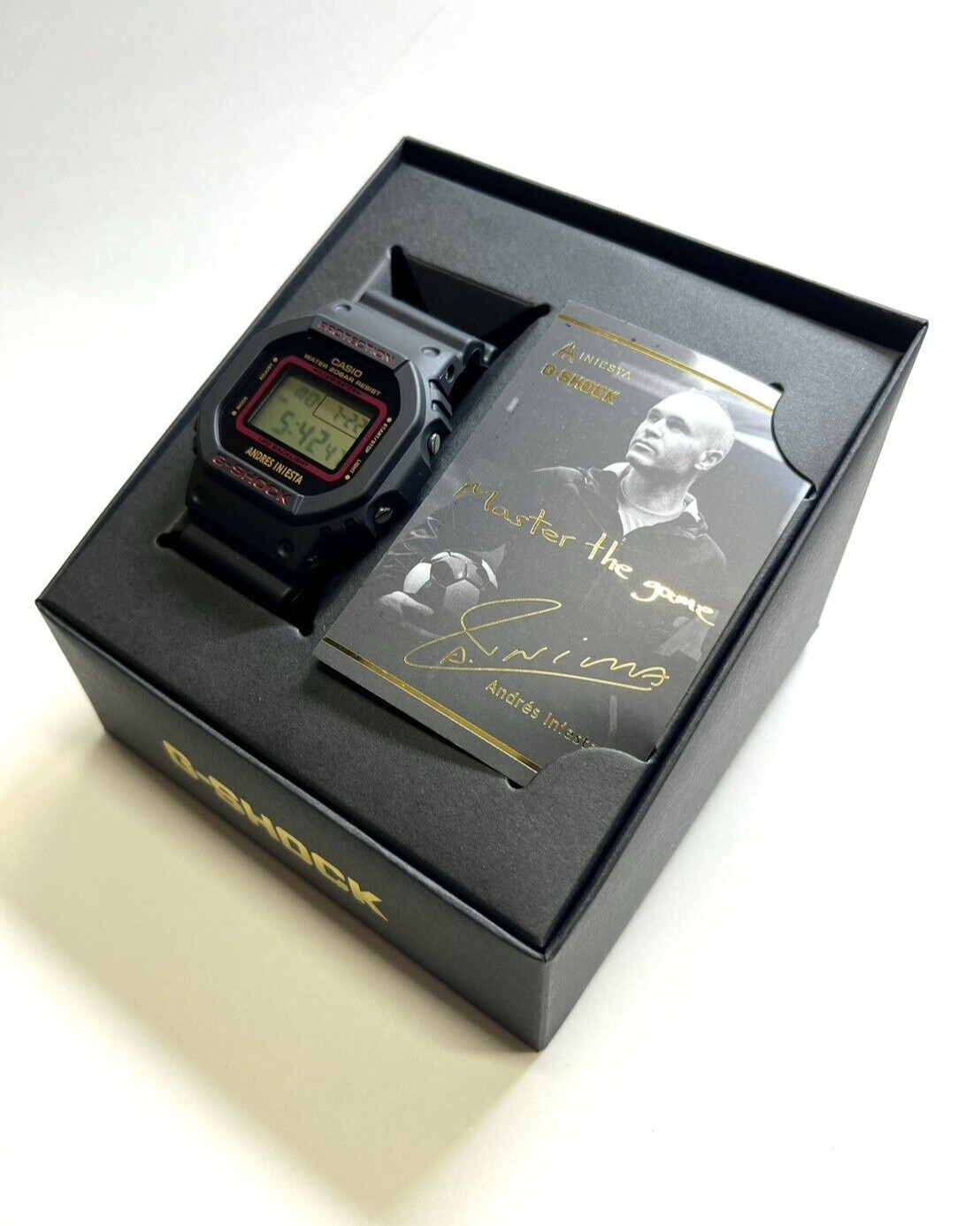 CASIO G-SHOCK DW-5600AI-1JR Andres Iniesta Signature Model From Japan Free Ship