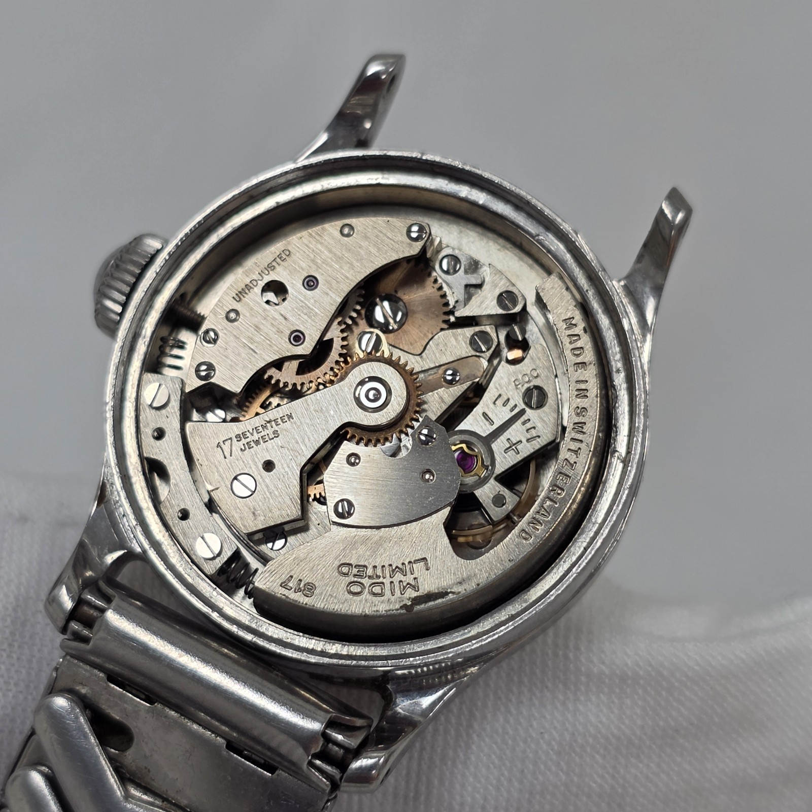 Vintage Mido Multifort 817 Limited Bumper Superautomatic Mens Watch Auto G2U
