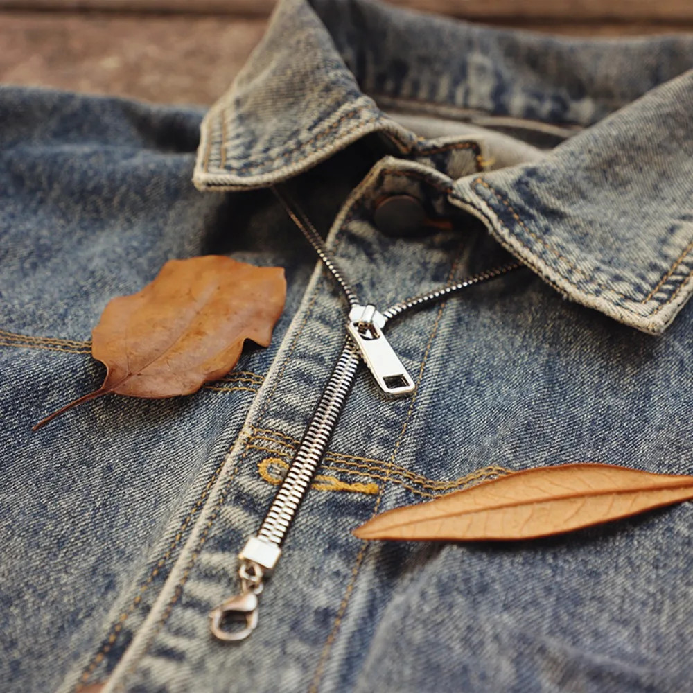 Jewelry Choker Zipper Necklace Hip-hop Punk Pull-able Zipper Sweater Chain Trend