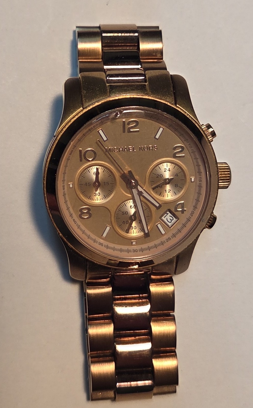 Michael Kors MK5128 Women’s Runway Rose Gold Stainless Steel Watch 38mm