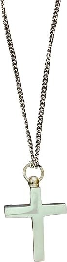God’s Way Necklace Brass Christian Cross Necklaces for All Ages – Durable & Insp