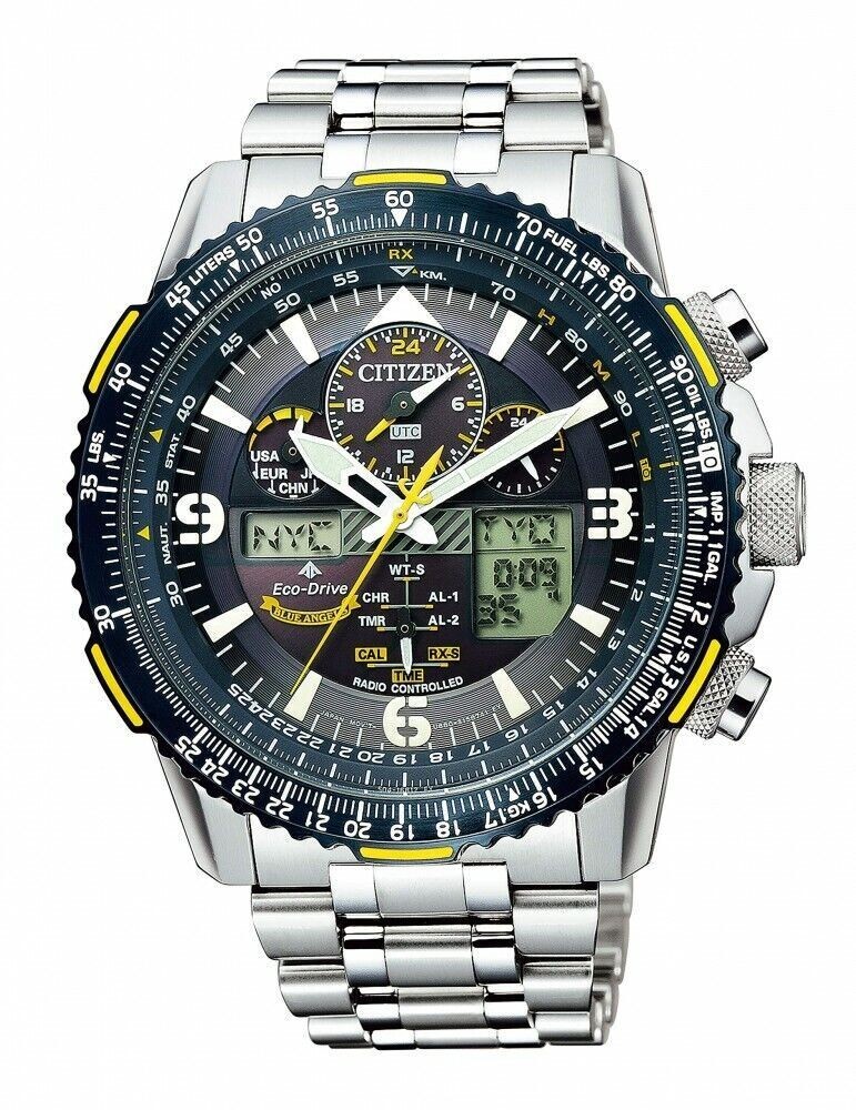 FLAWLESS Citizen Blue Angel Promaster Eco-Drive Stainless Steel