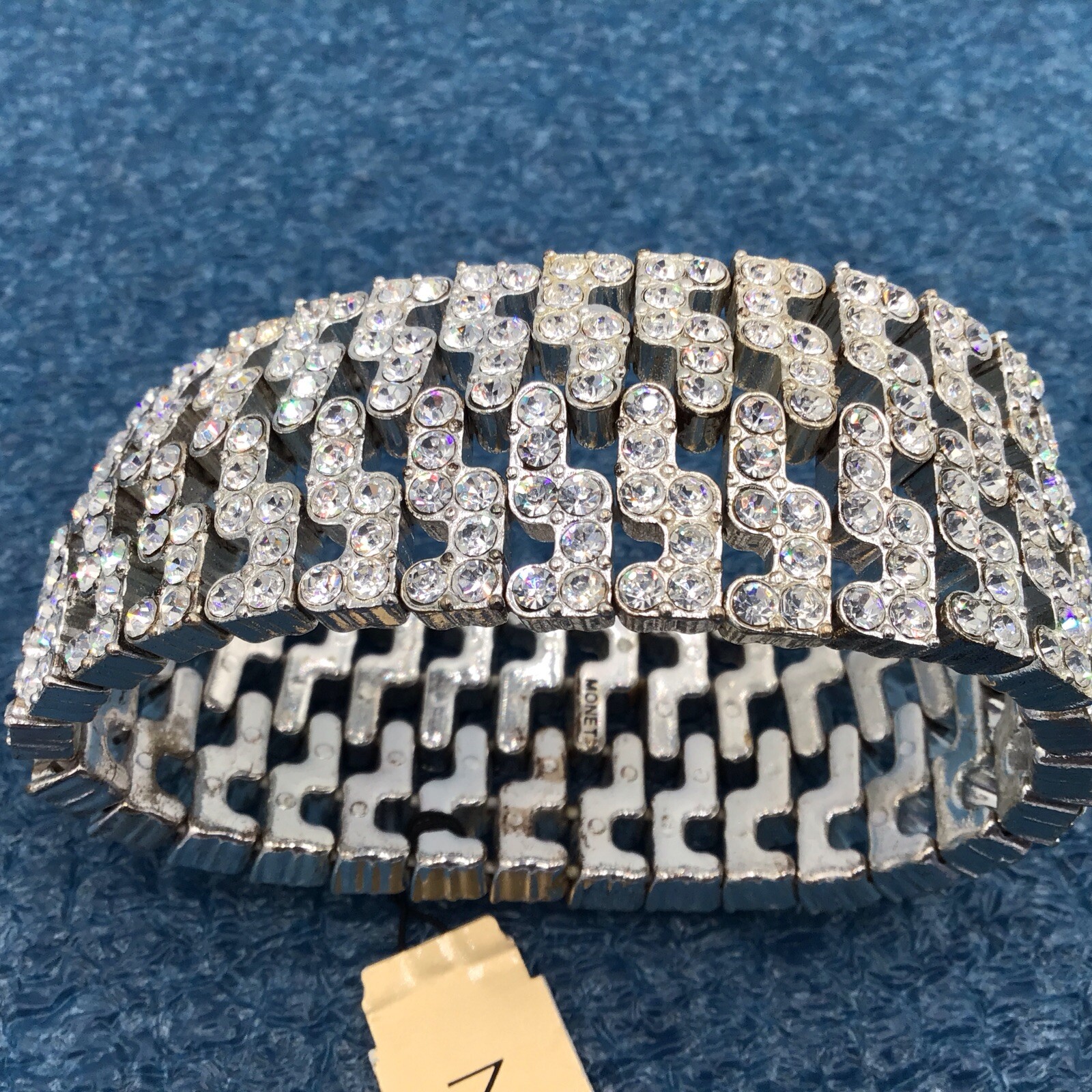 MONET — Stunning Crystal Stretch Bracelet – Wedding, Prom, Night Out!