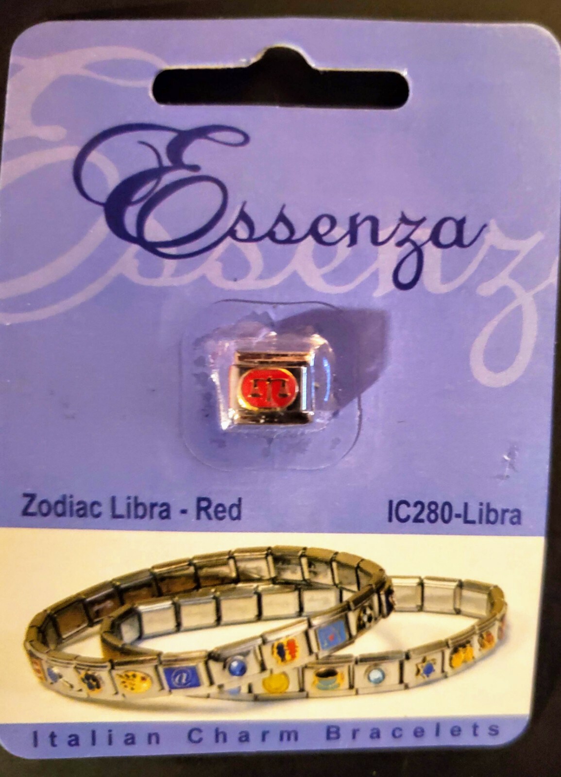 ESSENZA ITALIAN CHARM – RED ZODIAC LINKS