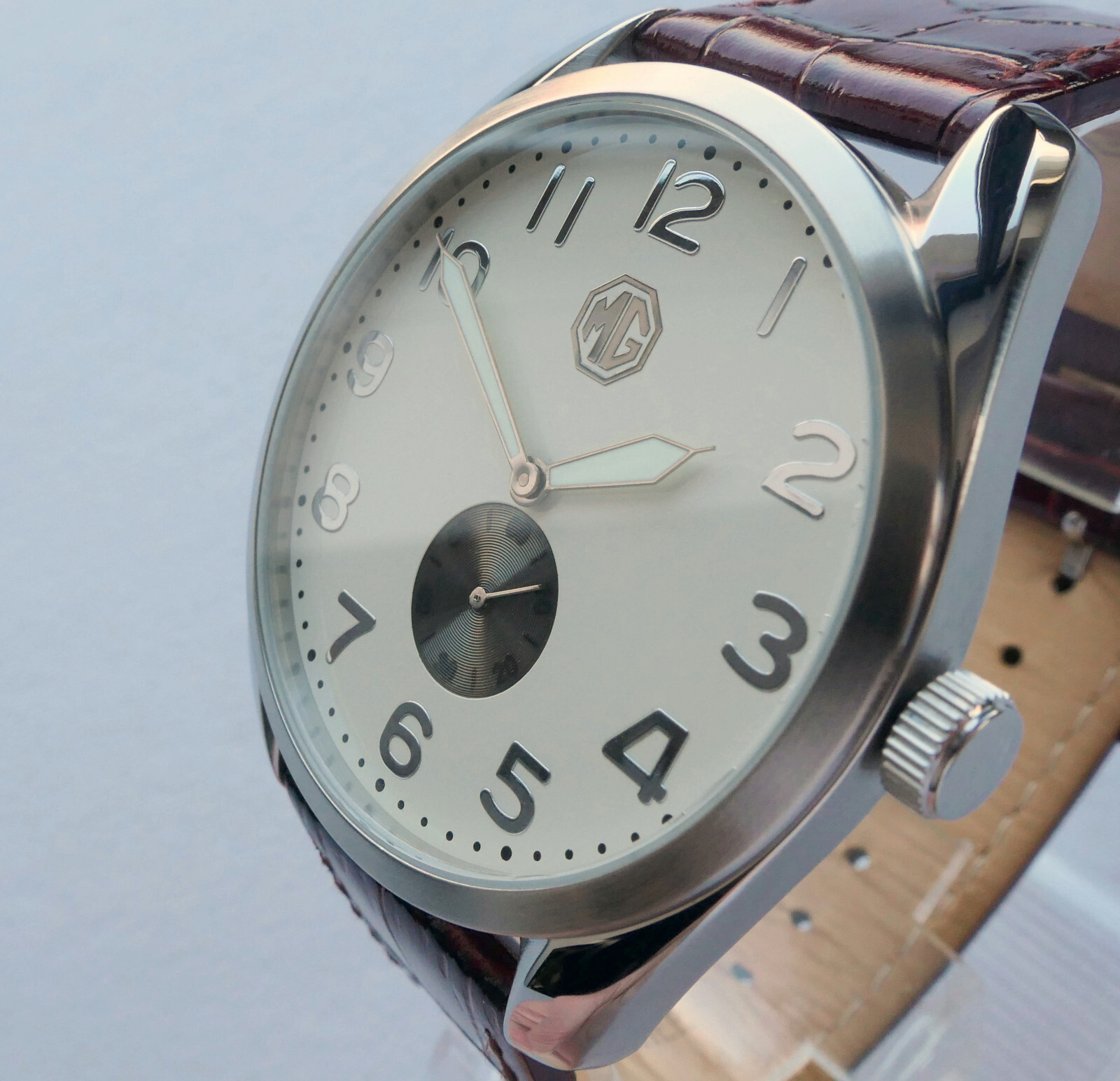 MG Morris Garages BMC MGA MGB Classic Aviator Driver Sport Car Accessory Watch