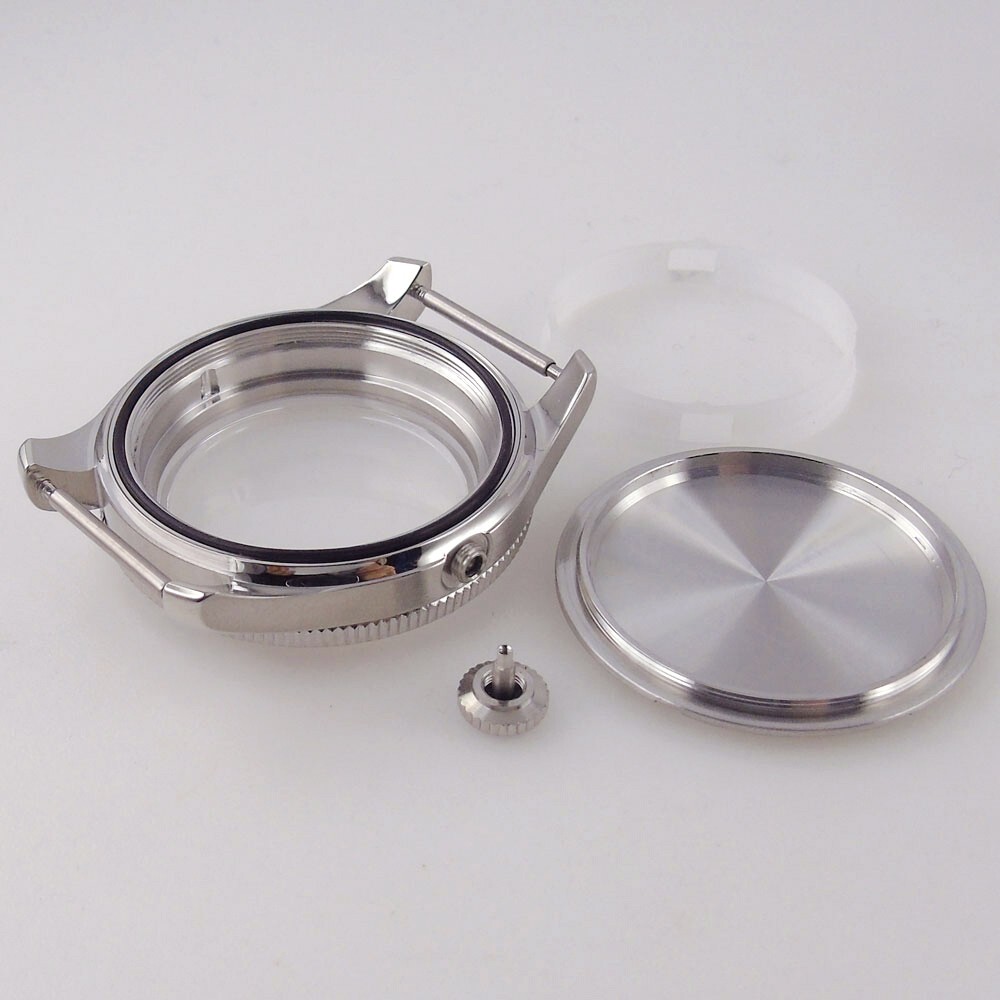 Fit NH34 NH35 NH36 NH38 20ATM Stainless Steel 40mm Watch Case Bow Sapphire Glass