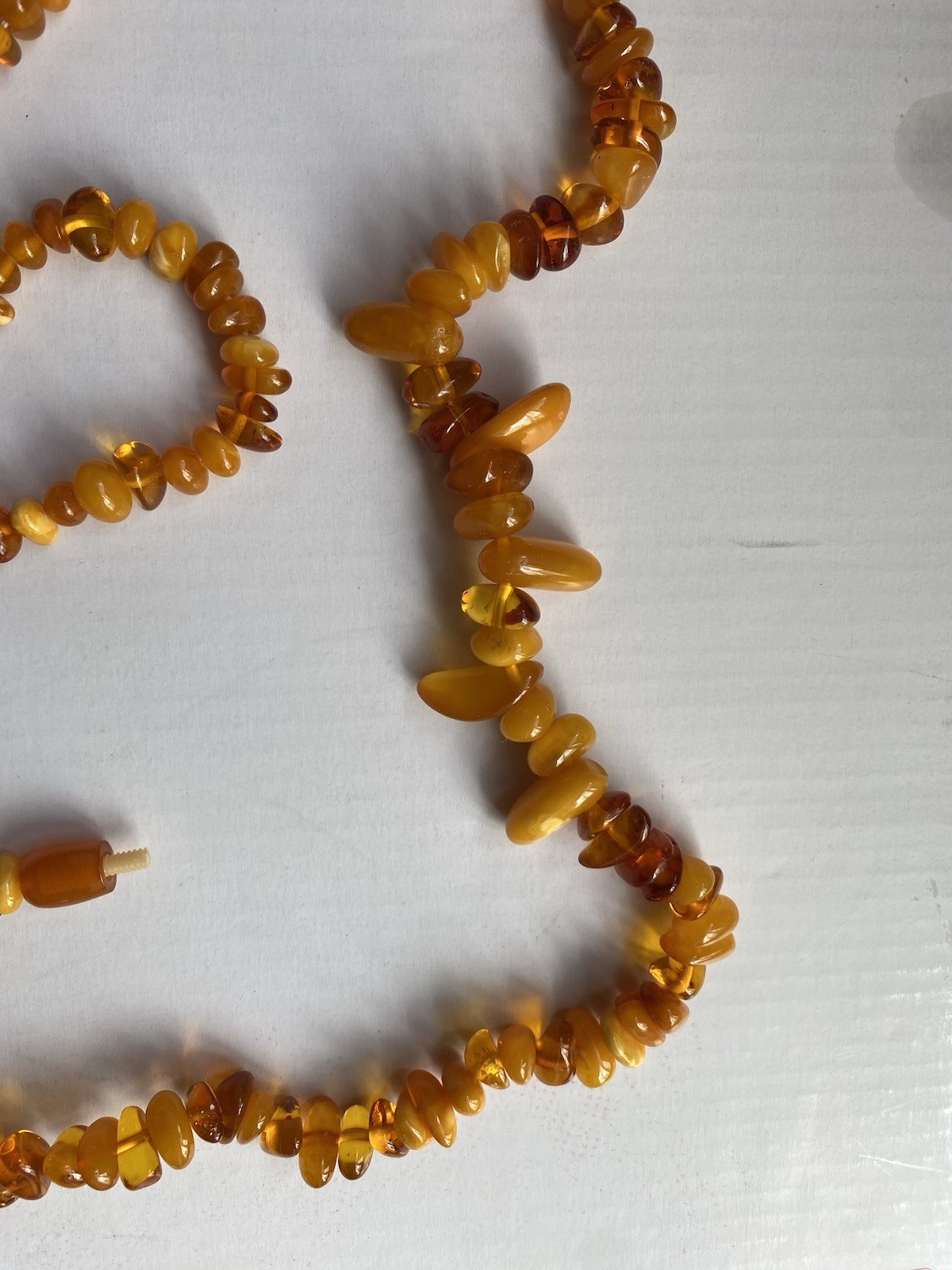 Set of 2 Amber Necklaces 21 and 16. New. No Tags. Great Gift for Any Occasion .