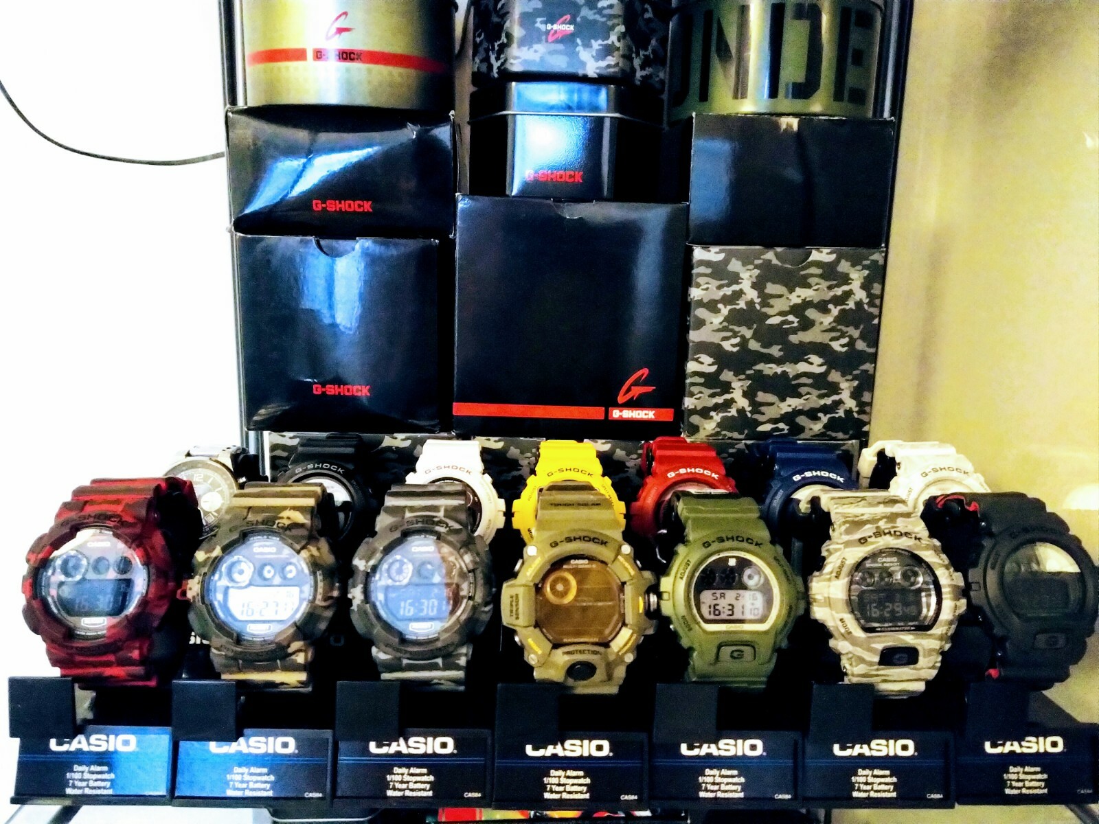 10 CASIO watch Holder Display Show Stand Storage Box G-Shock GDX-6900 Edifice MK