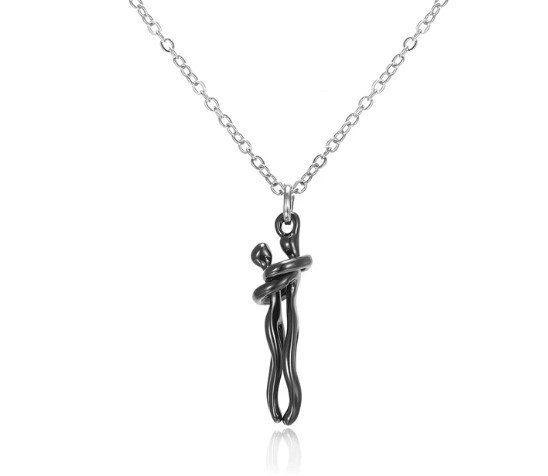 IDEA REGALO COLLANA INNAMORATI 2IN1 AMORE BEST FRIEND LOVE AMICIZIA BIGIOTTERIA