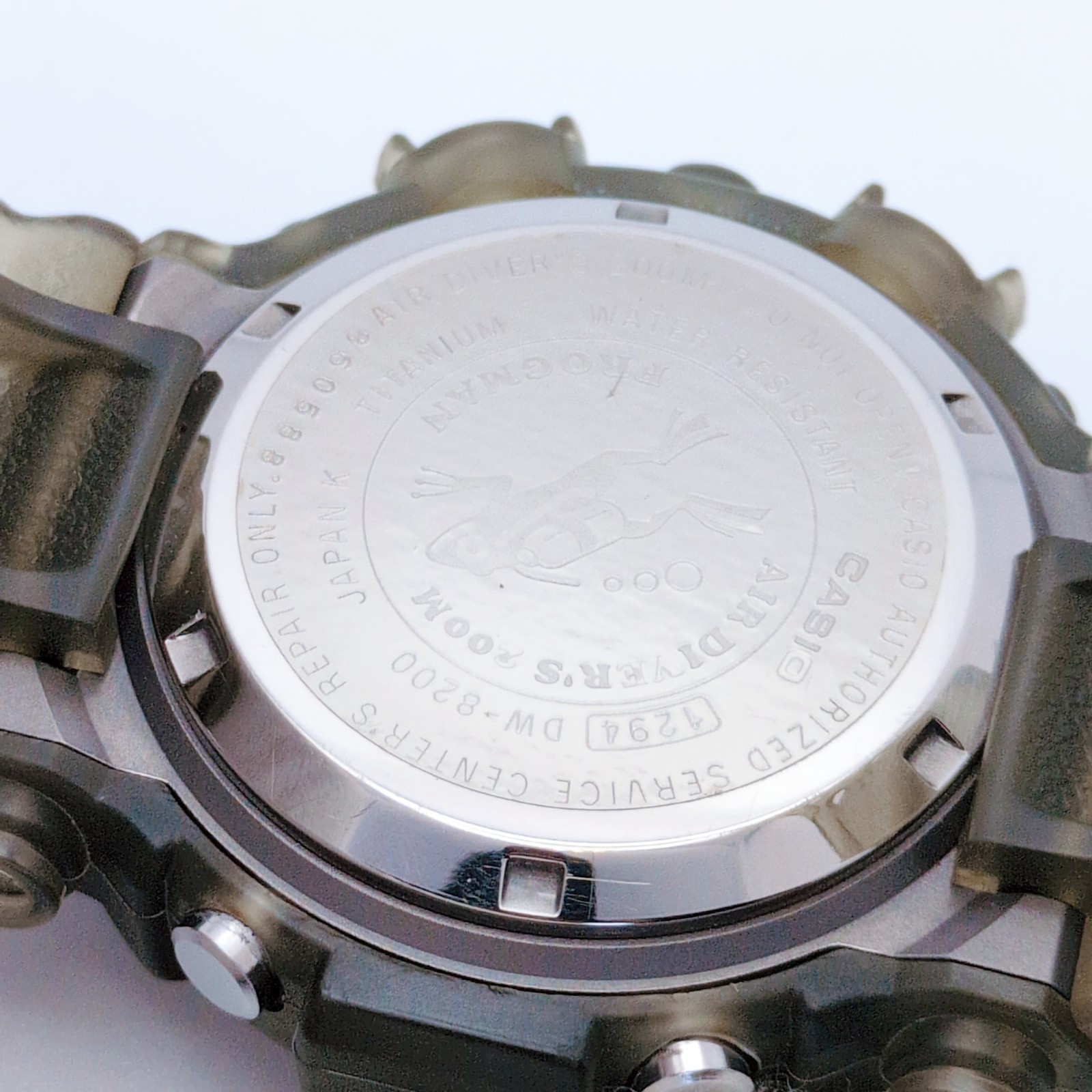 CASIO G-SHOCK FROGMAN DW-8200MS-8T Men in Smoke Titanium Japan