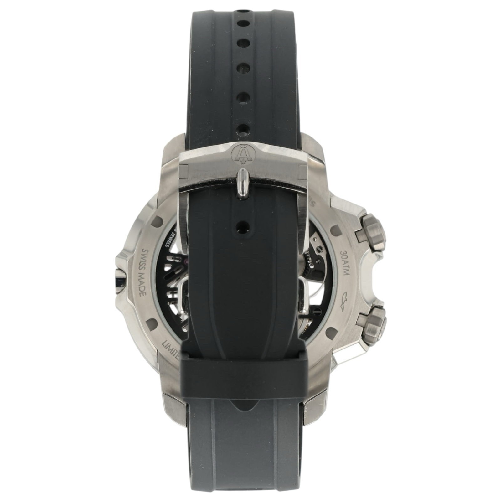 Angelus U50 Flying Tourbillon Skeleton Dial Titanium 45mm Manual Wind 17.8.5.01