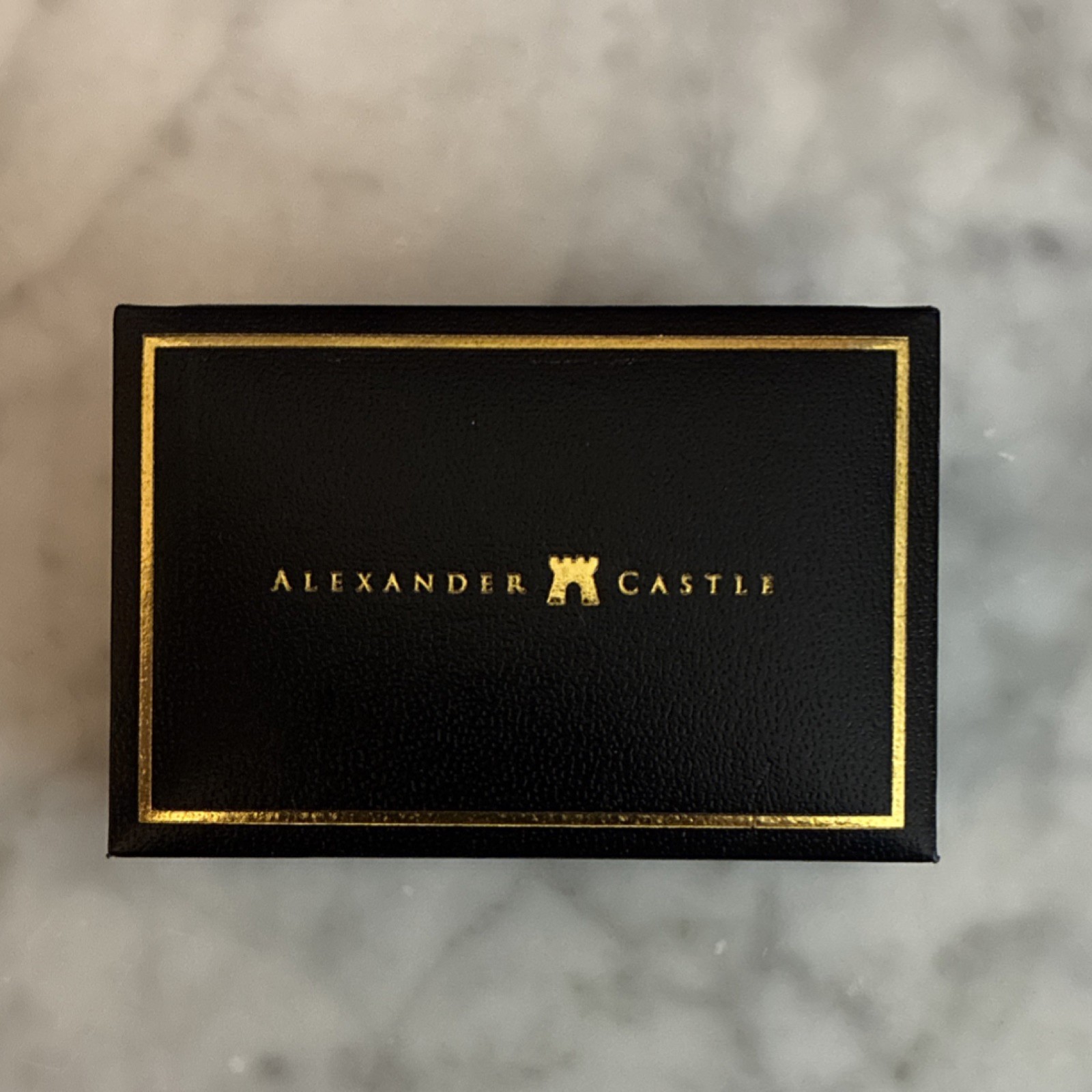 Alexander Castle 925 Sterling Silver Men’s Cufflinks Scottish Thistle