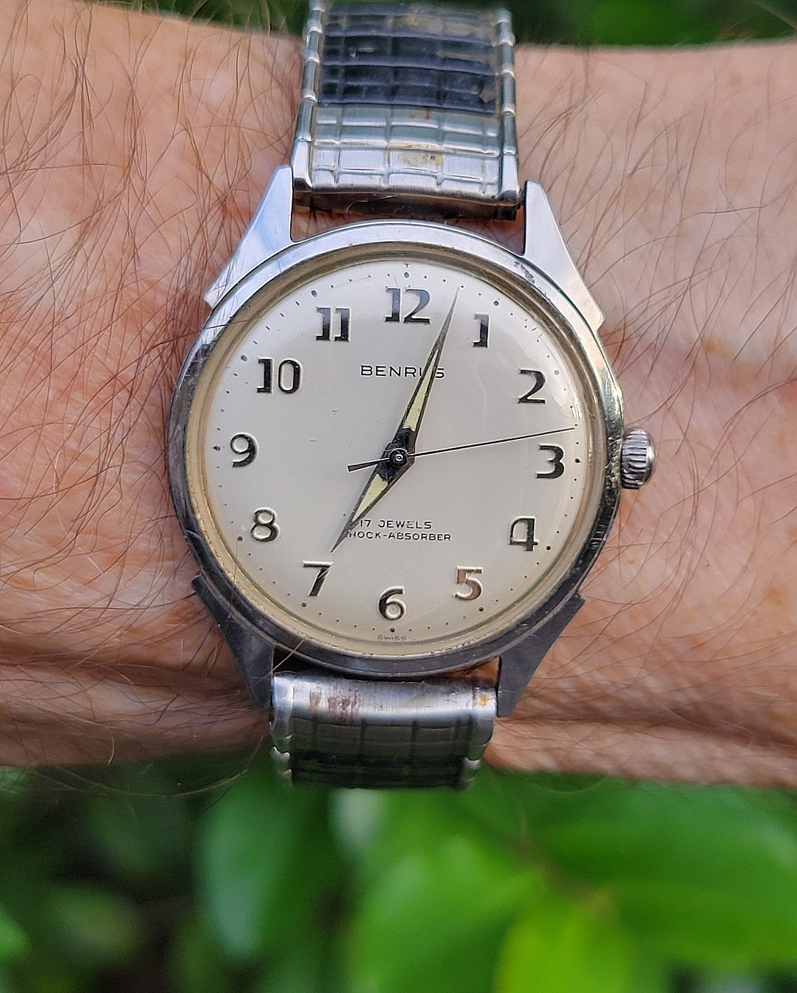 w/Running Video: Vintage 1960’s Benrus Series 3051 17 Jewel Manual Watch