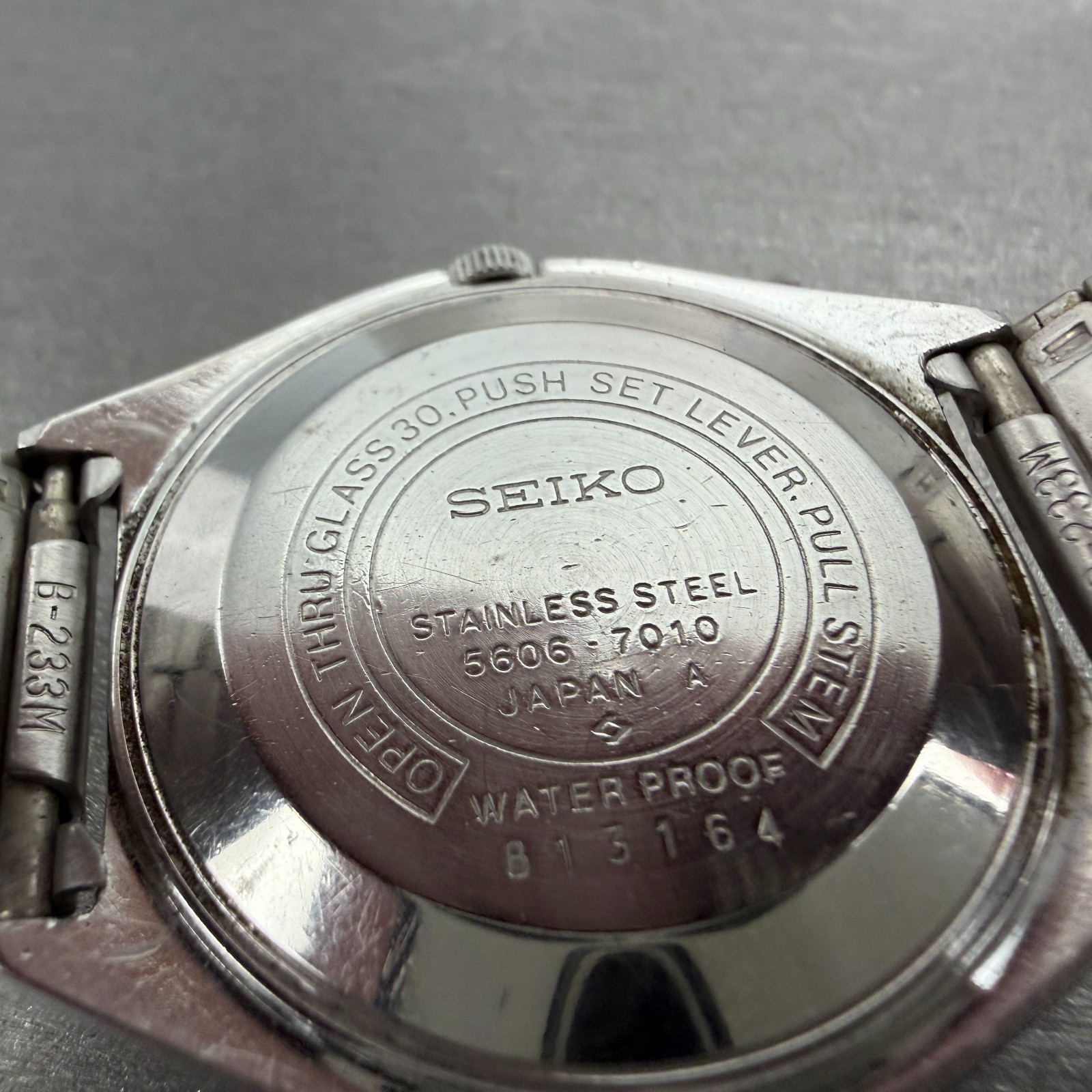 Seiko Lord Matic Watch Men 36mm Silver Dial Silver Tone Daydate READ!!!!!! Runs