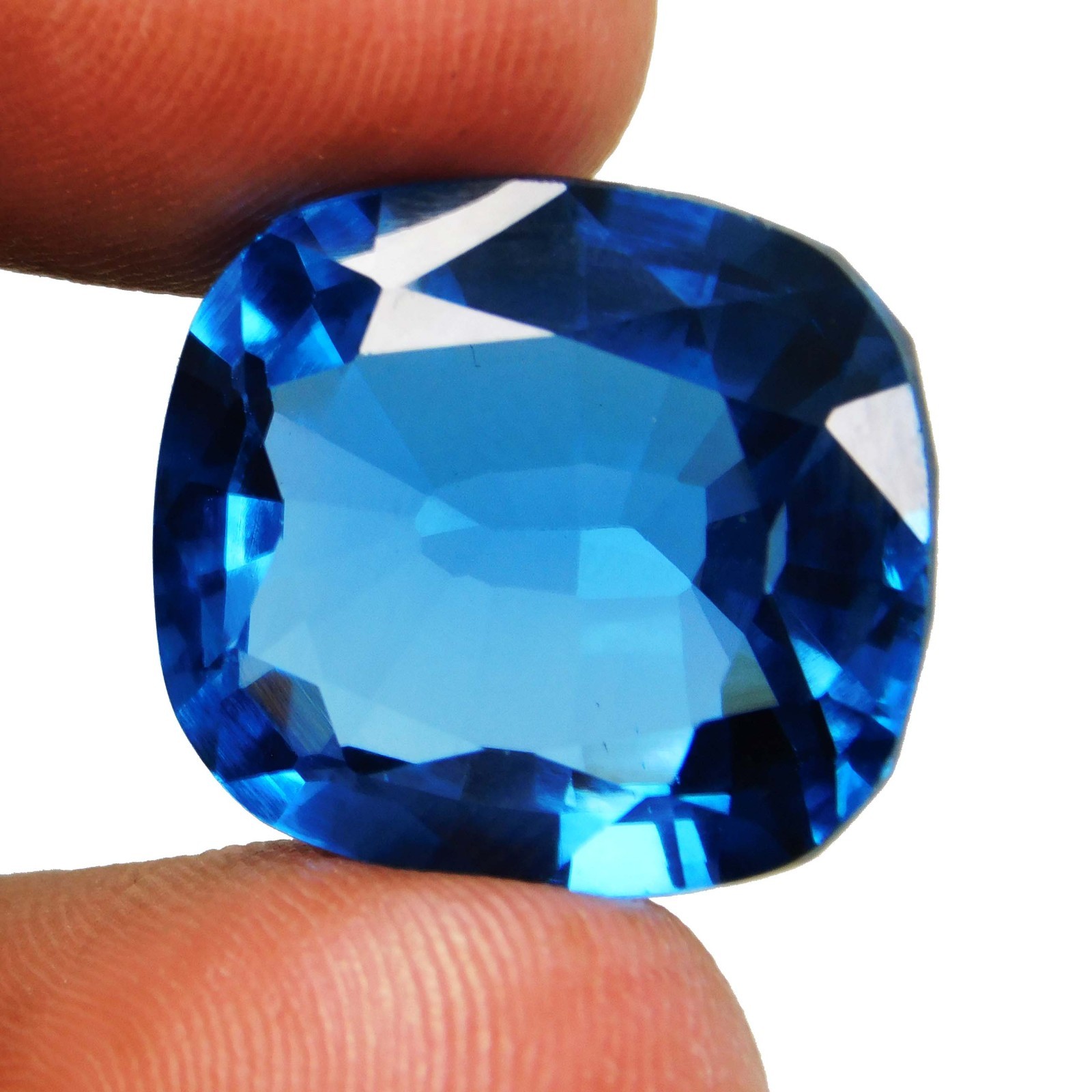 Certified 28.20 Ct Cushion, Top Quality Gemstone Natural Blue Spinel Srilanka