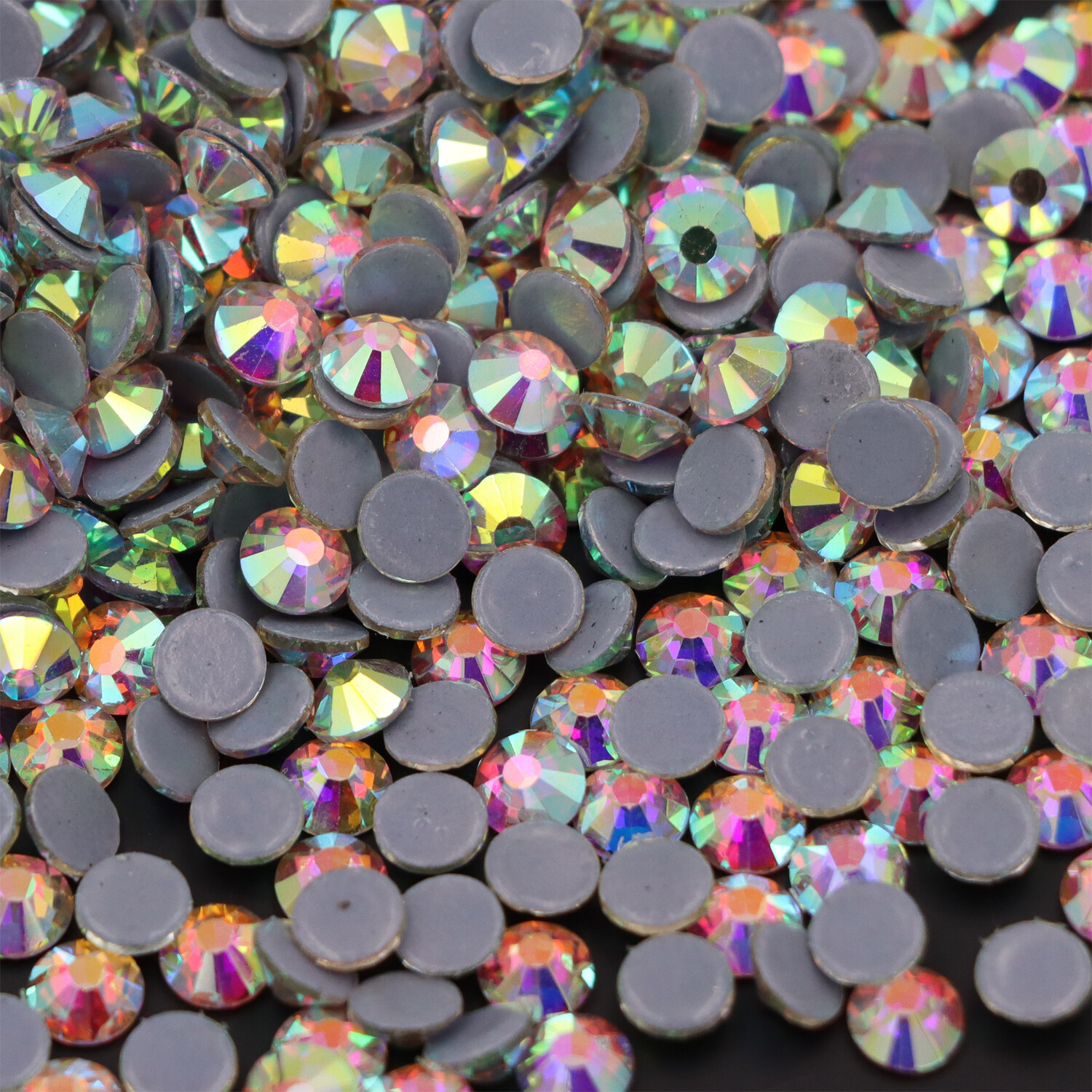 Crystal AB Rhinestones Glass Hotfix Iron On Strass Sewing & Fabric Decoretion