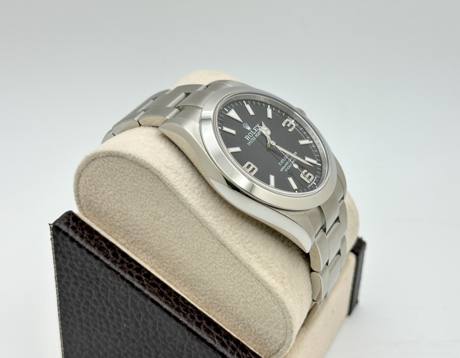 Rolex Explorer 214270 39mm Black Dial Stainless Steel