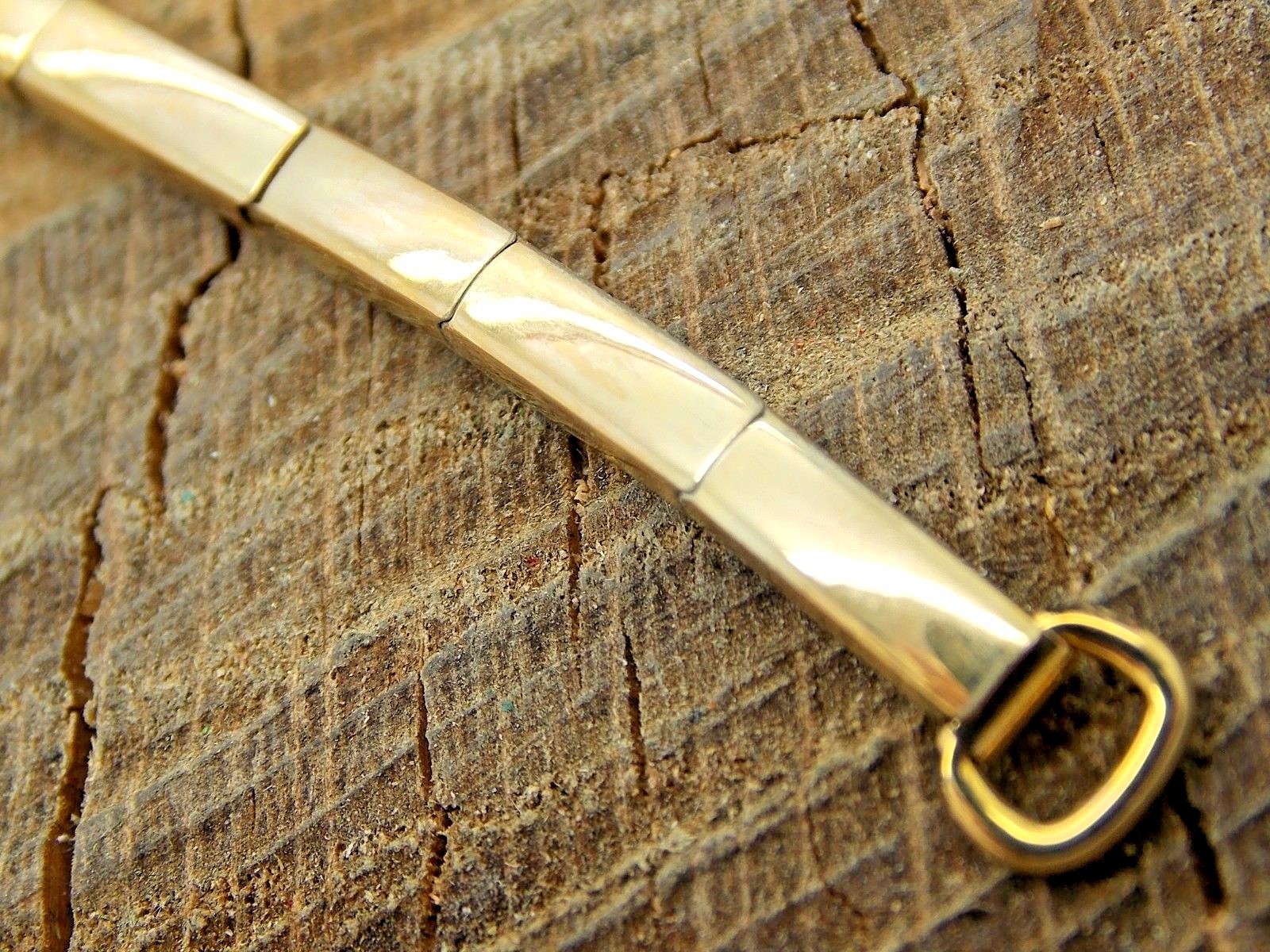 Gold Filled Hadley Watch Band Expansion Unused Vintage Ring End Bracelet NOS