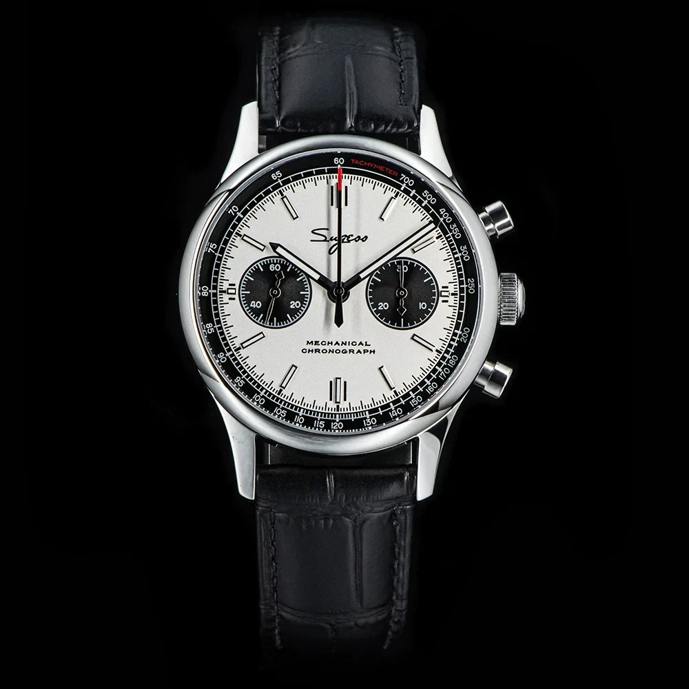 Sugess 1963 Panda LE ST1901 Swan Neck Sapphire Chronograph 40mm BNIB