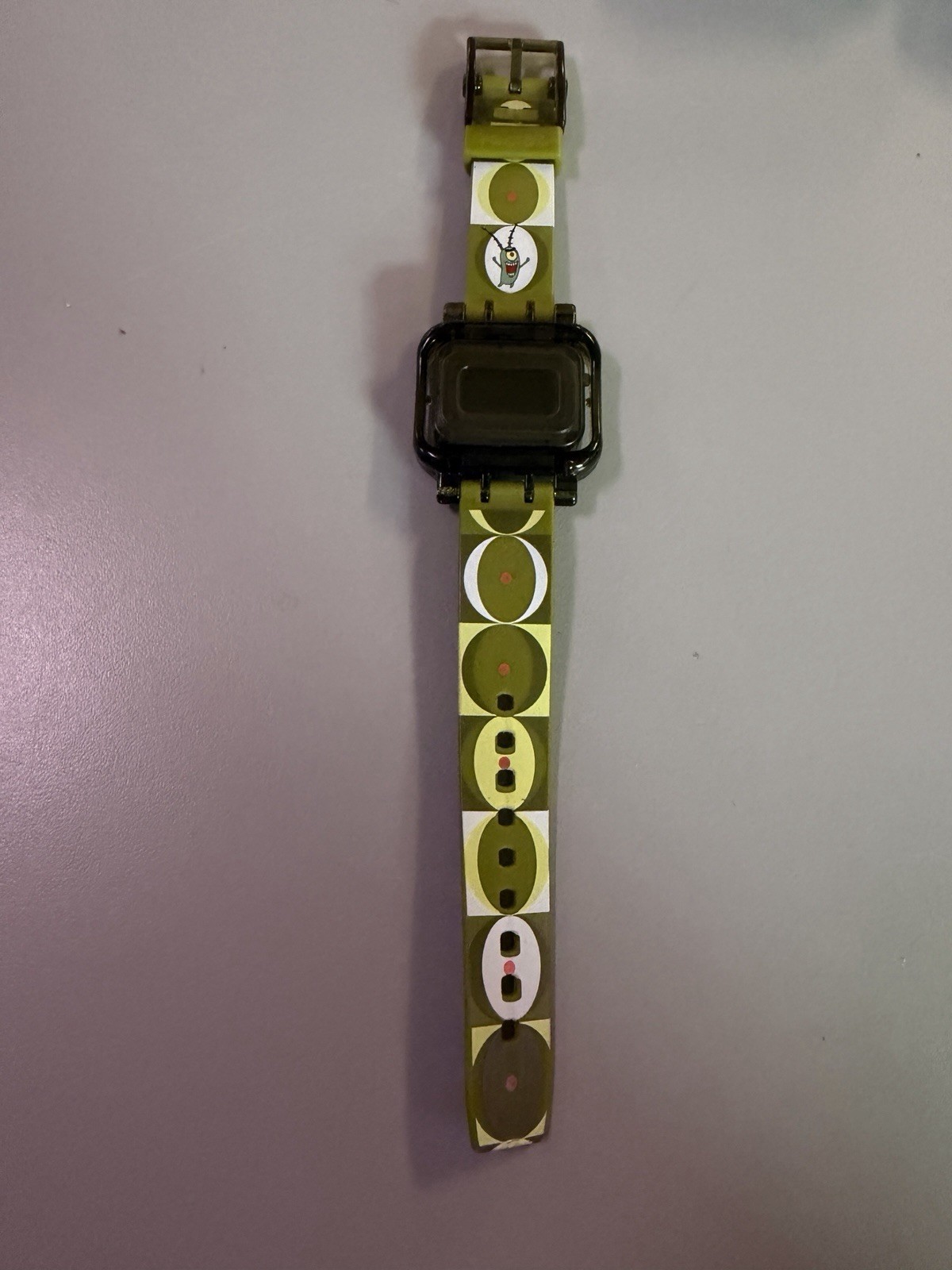 2005 Burger King SpongeBob Reversible Watches Squidward, Plankton, Patrick, & SB