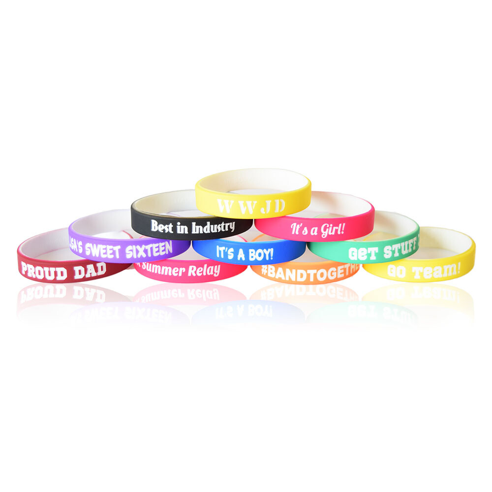 Custom Engraved Silicone Wristbands – Personalized Luxe Rubber Bracelets