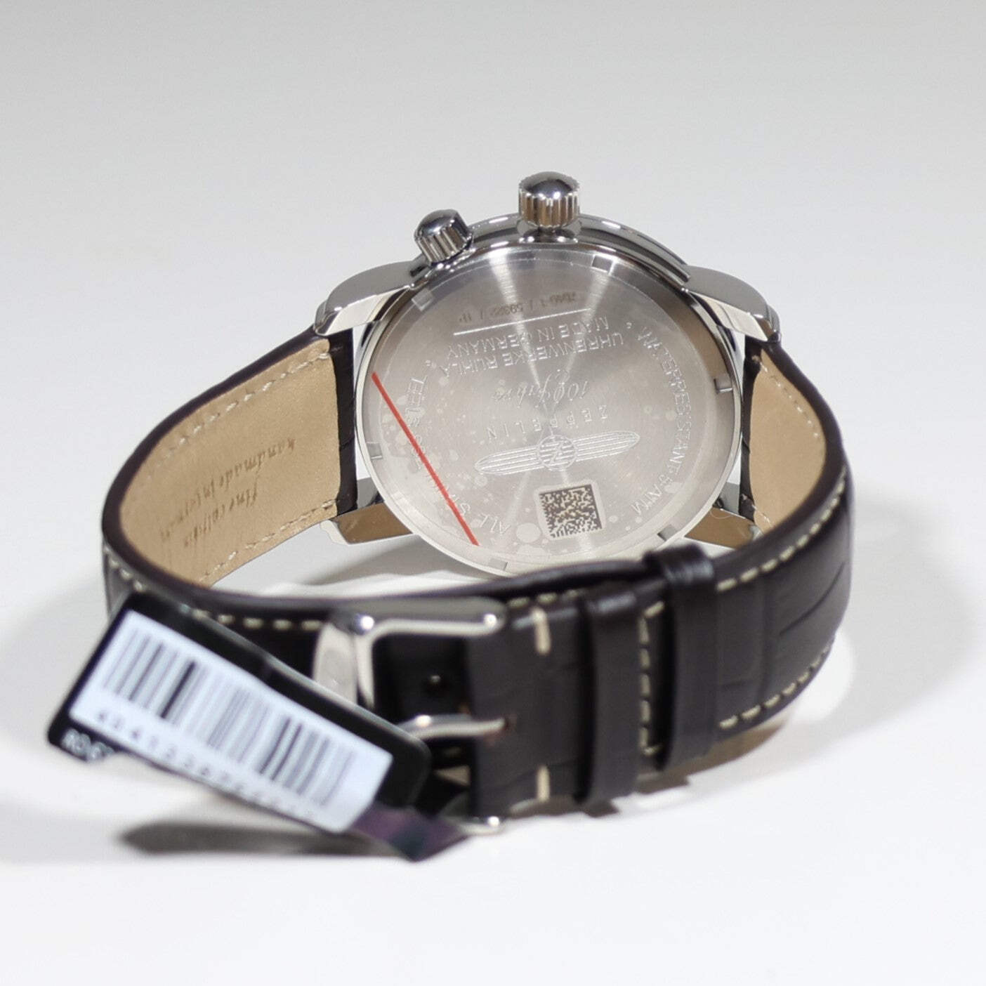 Zeppelin 100 Jahre GMT Beige Dial Stainless Steel Case Men’s Watch 7640-1