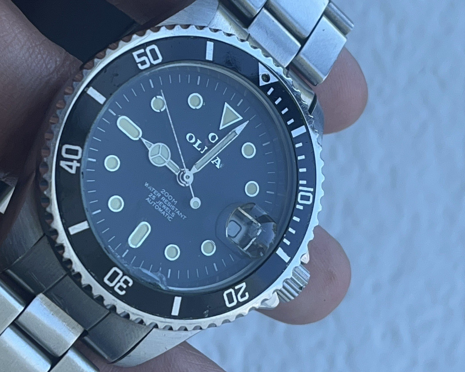 Olma Neo Vintage 2824 Diver 36mm Swiss Made Automatic Black Dial 200M Submariner