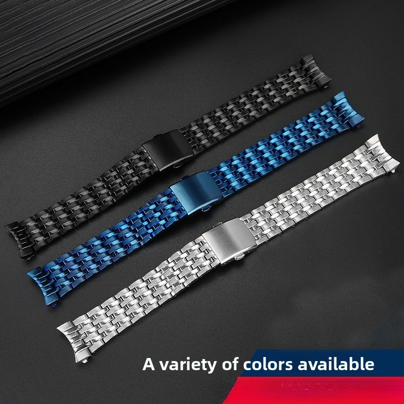 Rossini Medal Series Stainless Steel Watch Strap 21mm Mens Solid Metal Bracelet