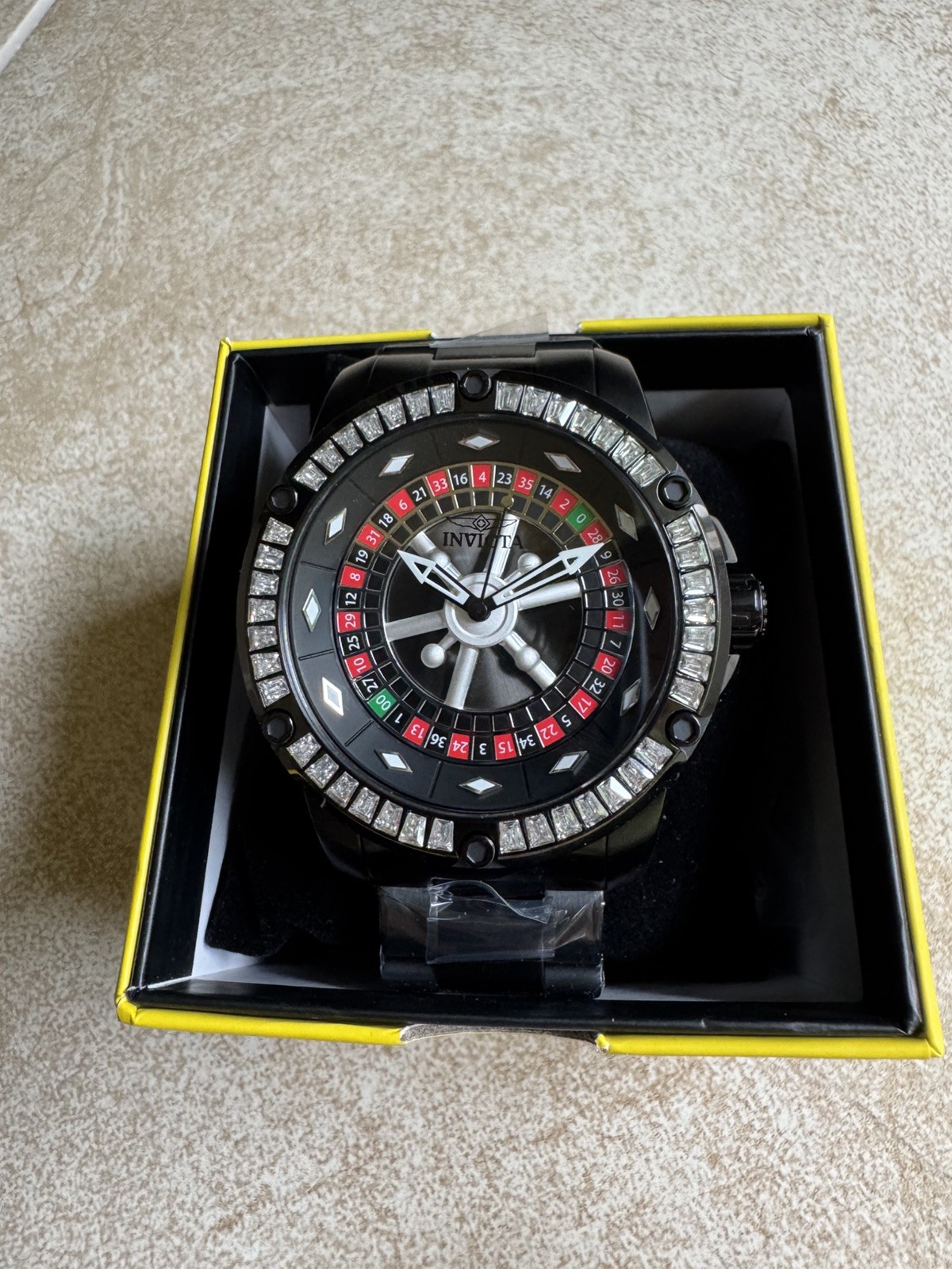 Invicta Specialty Roulette Monte Carlo 28715 Automatic 52mm FULL SET MSRP $1595