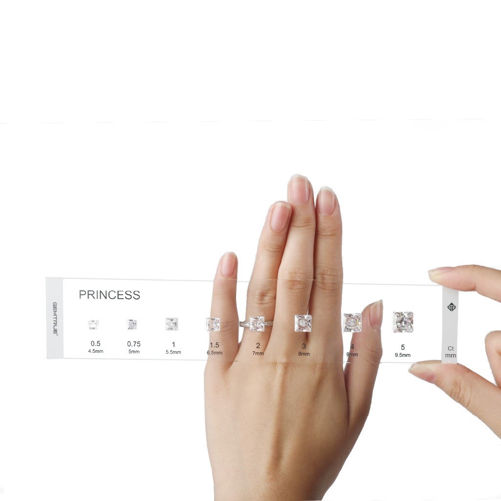 GemTrue Diamond Selector – Single Shape CZ Diamond Size Visualization Tool