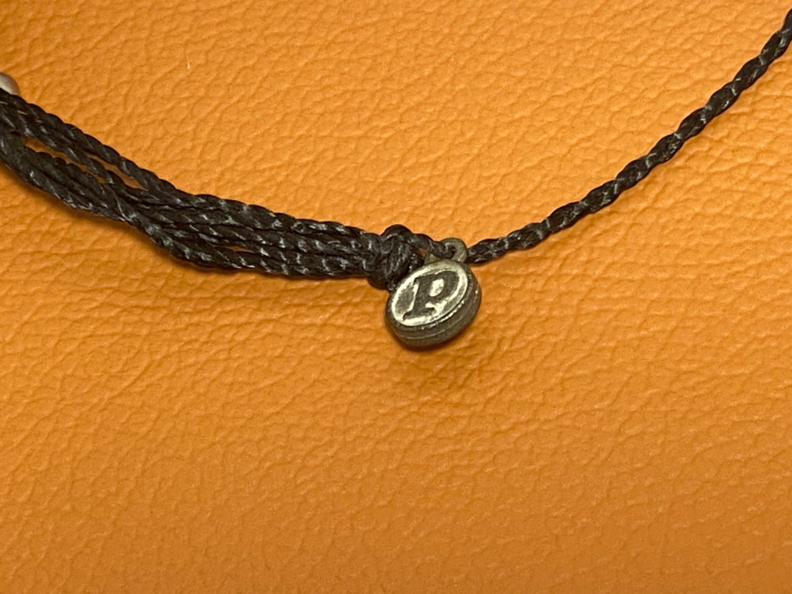 Pura Vida Black Strand Beads Anklet 9.5-12 inches