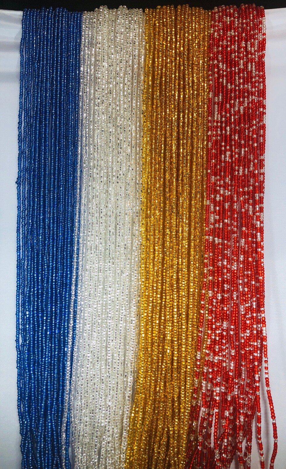28″-50″ Elegant Tie On African Waist Beads Belly Chain Jewelry Waist Controller