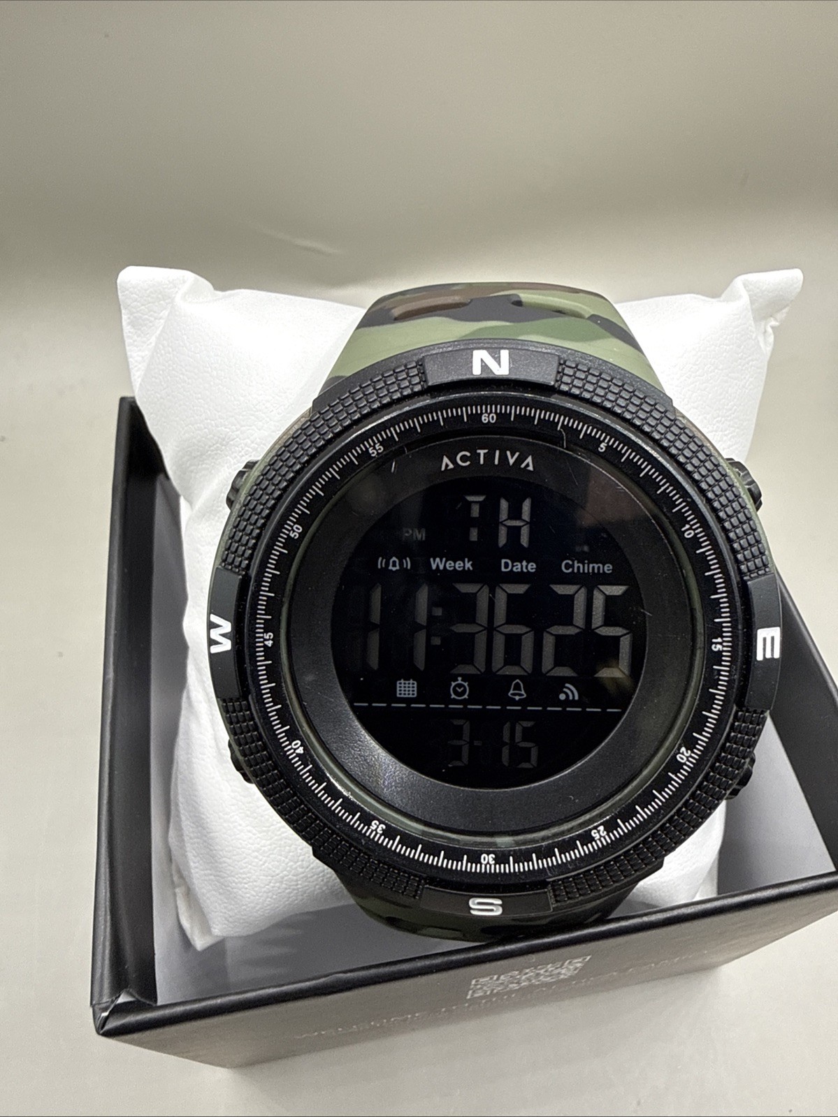 Activa X Invicta Men’s 50mm Summit Camouflage Band Digital Watch ACW1915MC-001