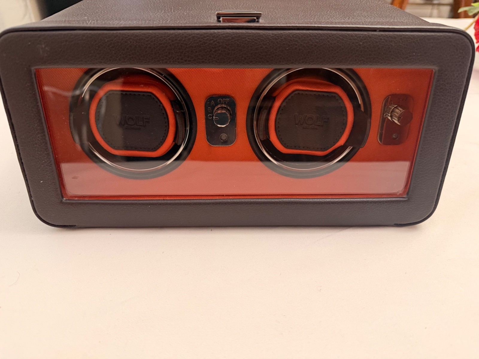Wolf Windsor Double Winder Brown/Orange.
