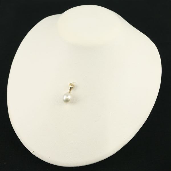 Auth TASAKI Pendant South Sea Pearl 10.8mm 18K 750 Yellow Gold