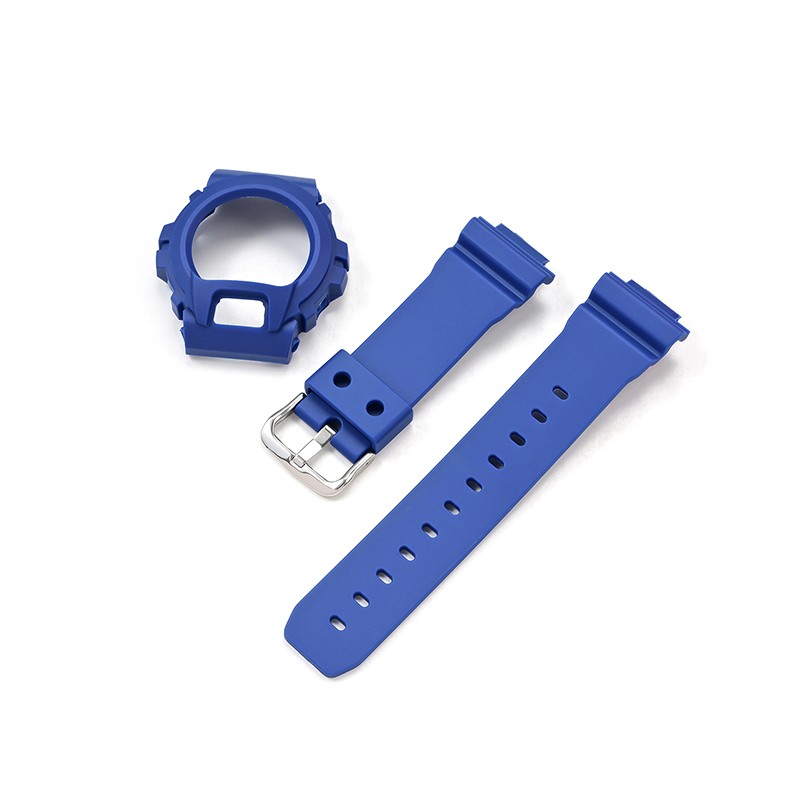 Case + Strap for Casio DW-6900/6600/6930 TPU Resin Watch Band Bracelet Shell