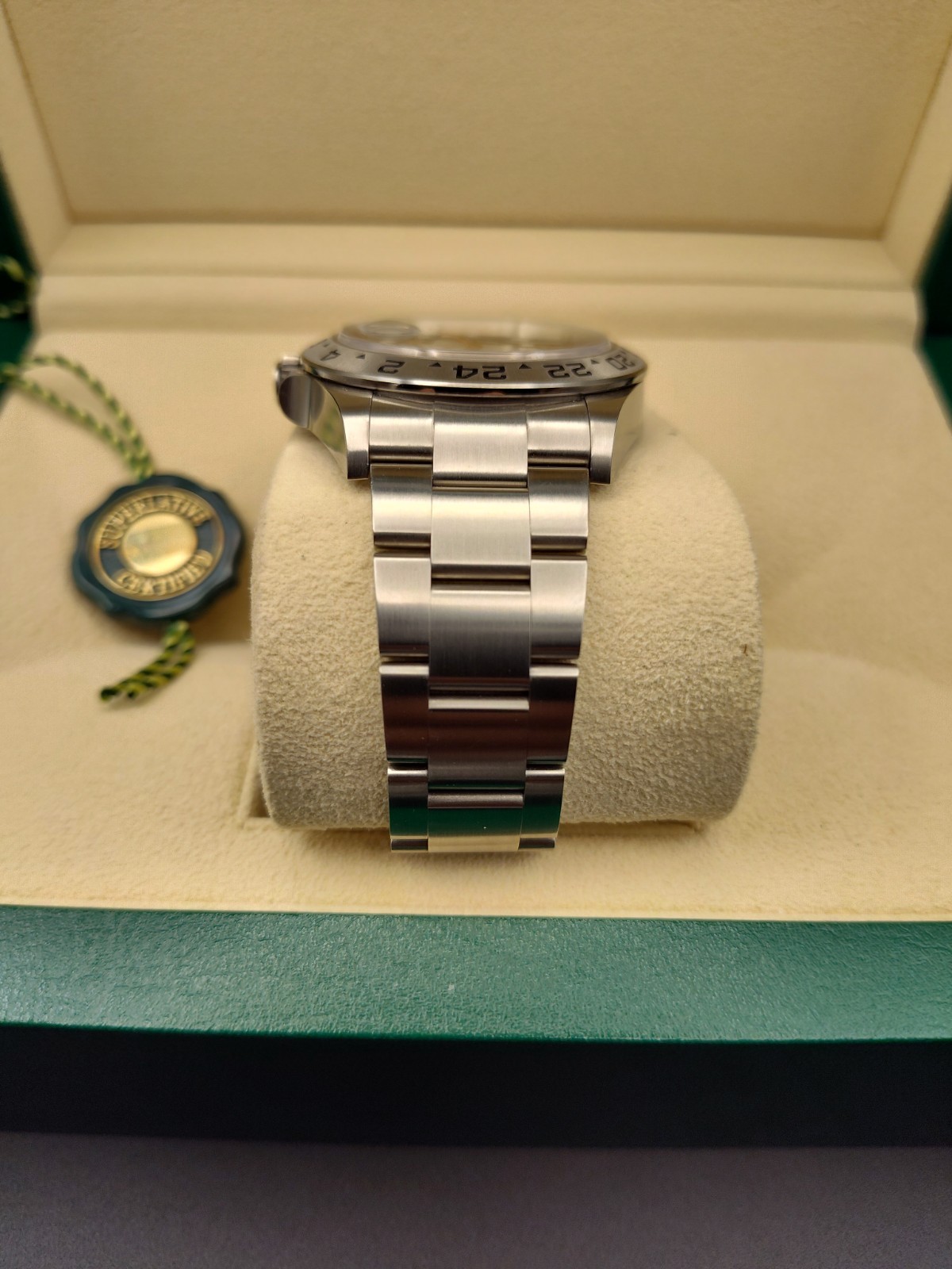 2024 Rolex Explorer II 42mm 226570 Stainless Steel Black Dial FULL KIT