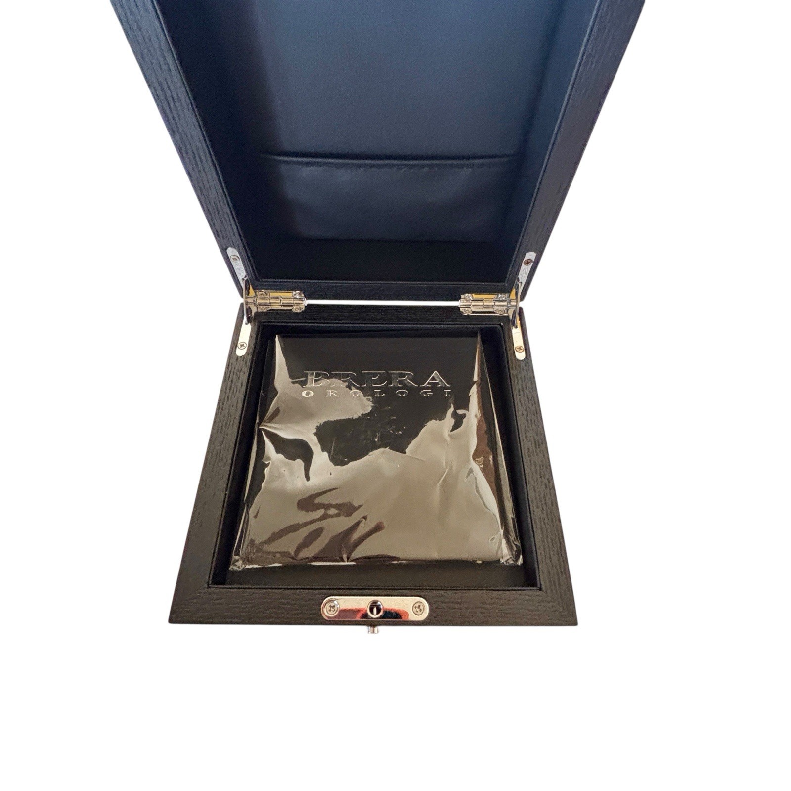 BRERA Orologi Watch Box Case And User Manual Black Vintage Genuine Box Only